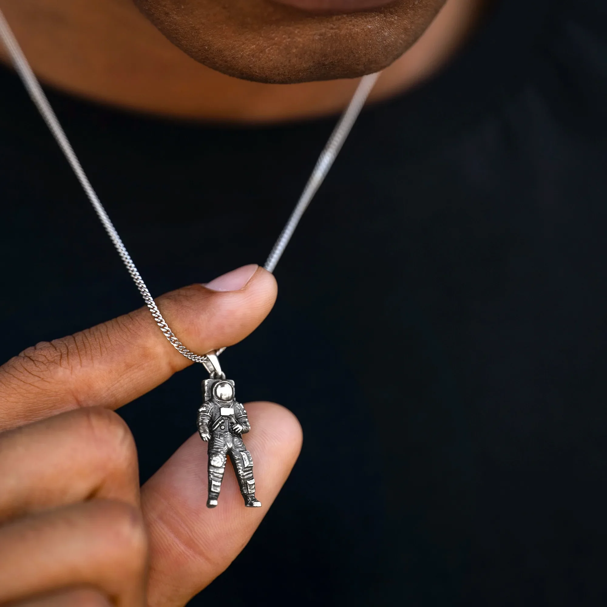 Unshakeable: Astronaut Pendant - Sterling Silver - Image 8
