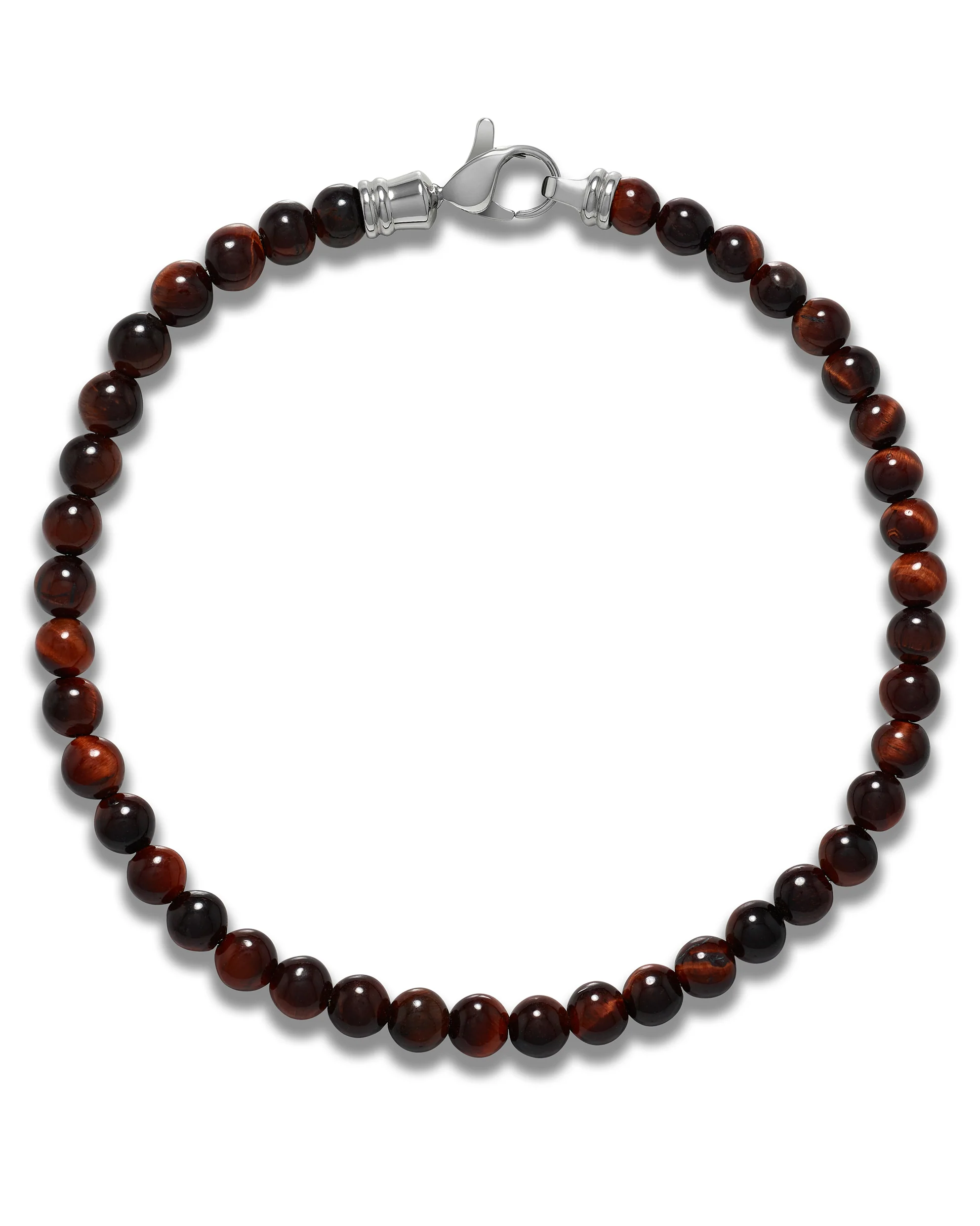 Spiritual Bead Bracelet, 4MM - Red Tiger’s Eye - Image 6