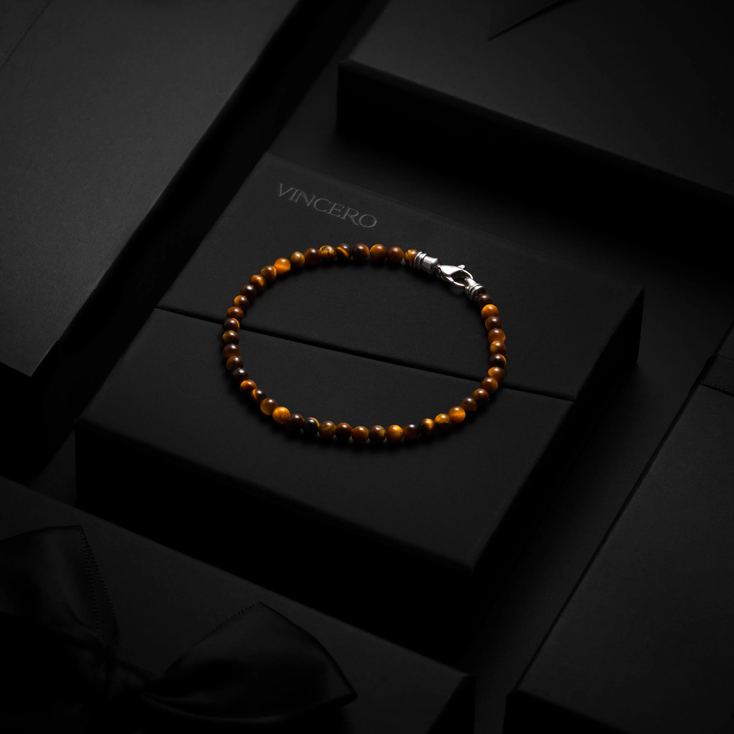 Spiritual Bead Bracelet, 4MM - Tiger’s Eye - Image 5
