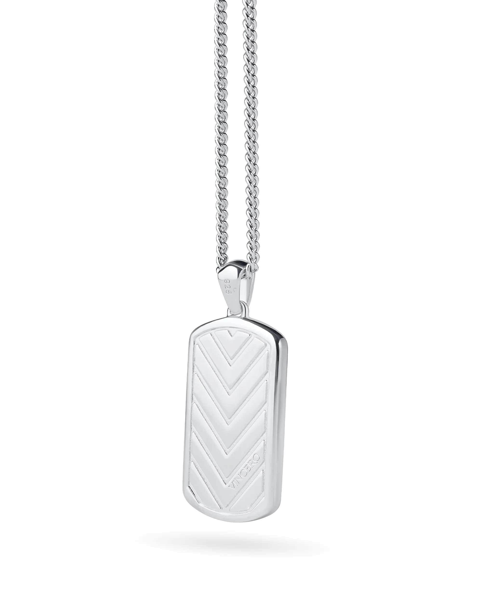 Beveled Tag Pendant - Tigers Eye - Image 5