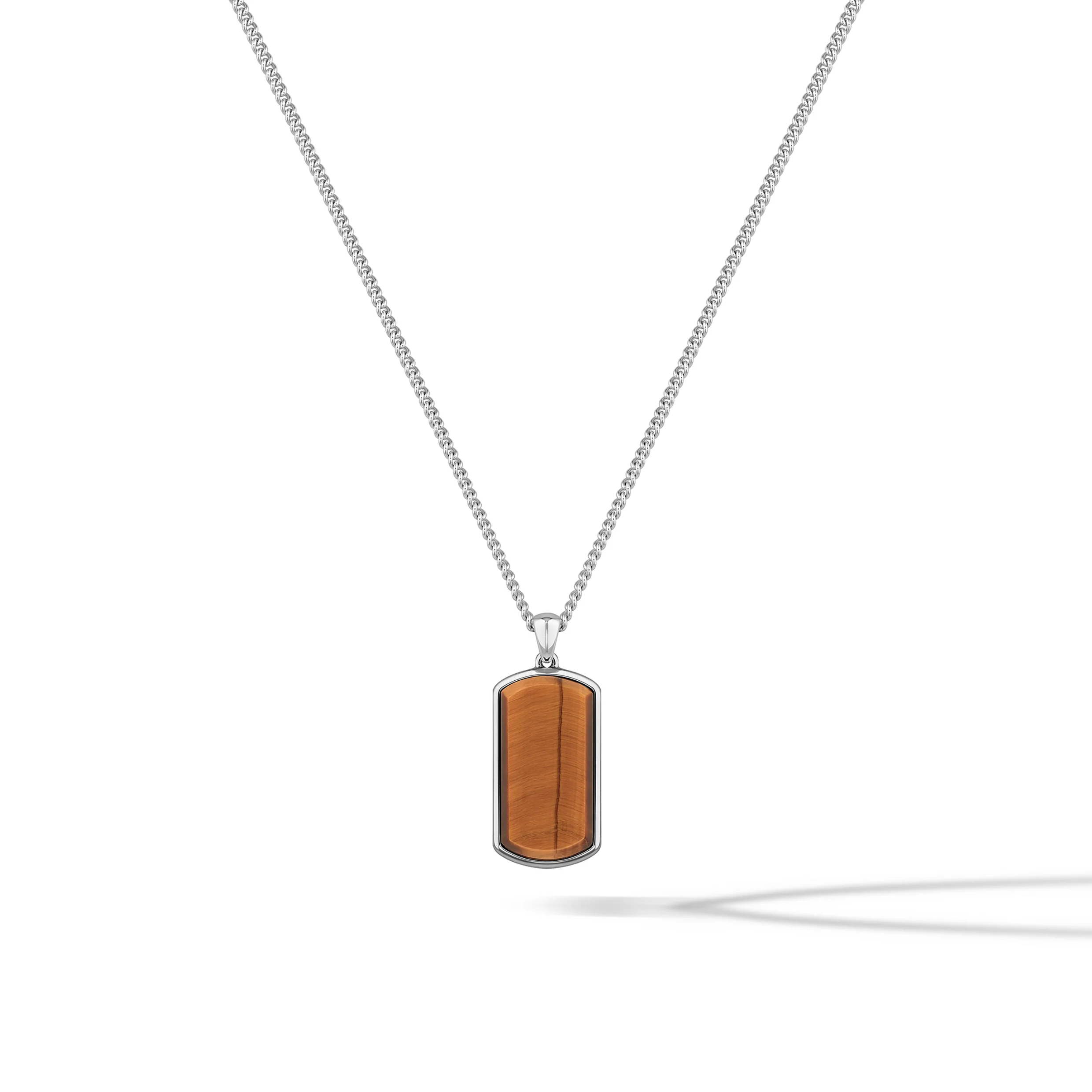 Beveled Tag Pendant - Tigers Eye - Image 8