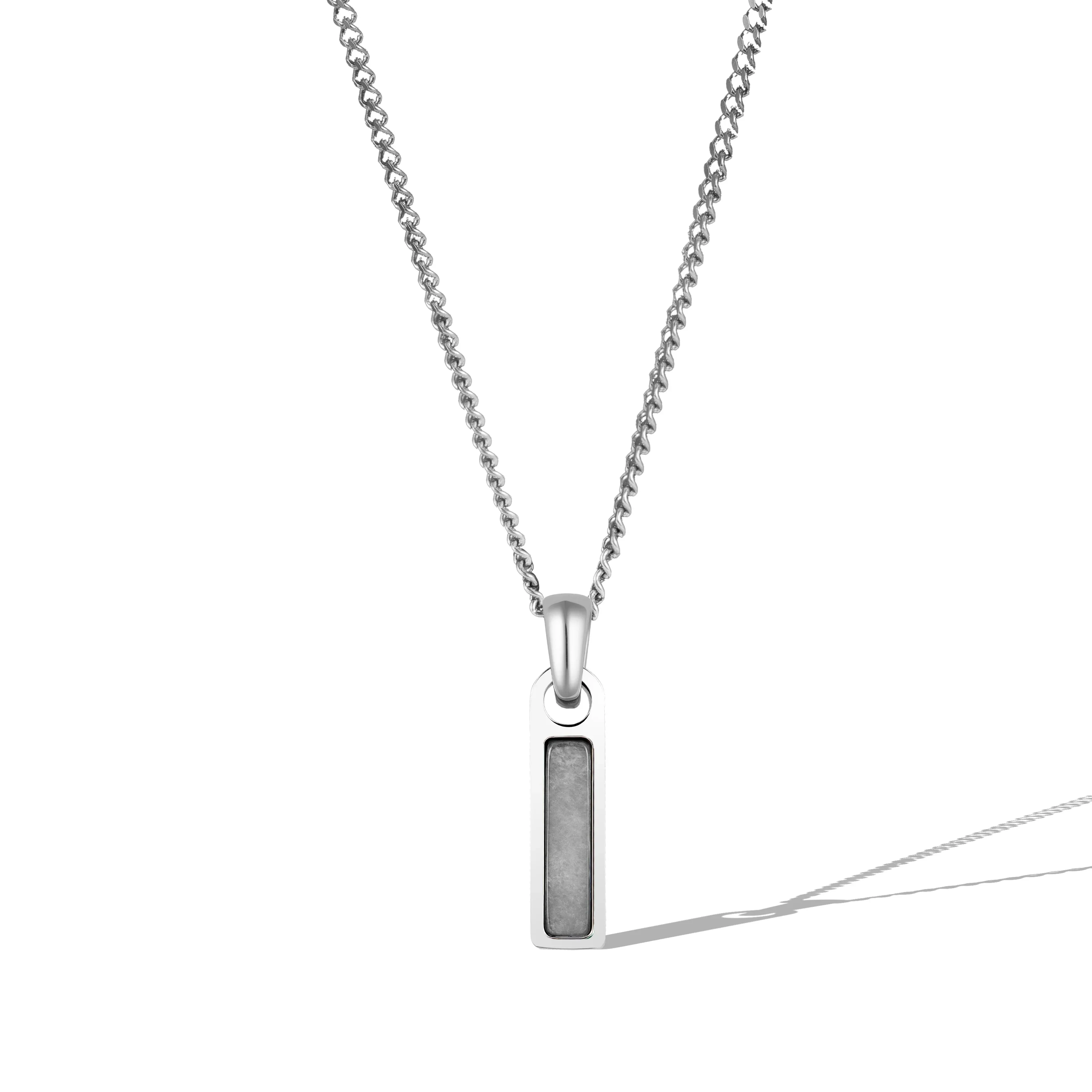 Birthstone Tag Necklace - Silver - Image 13