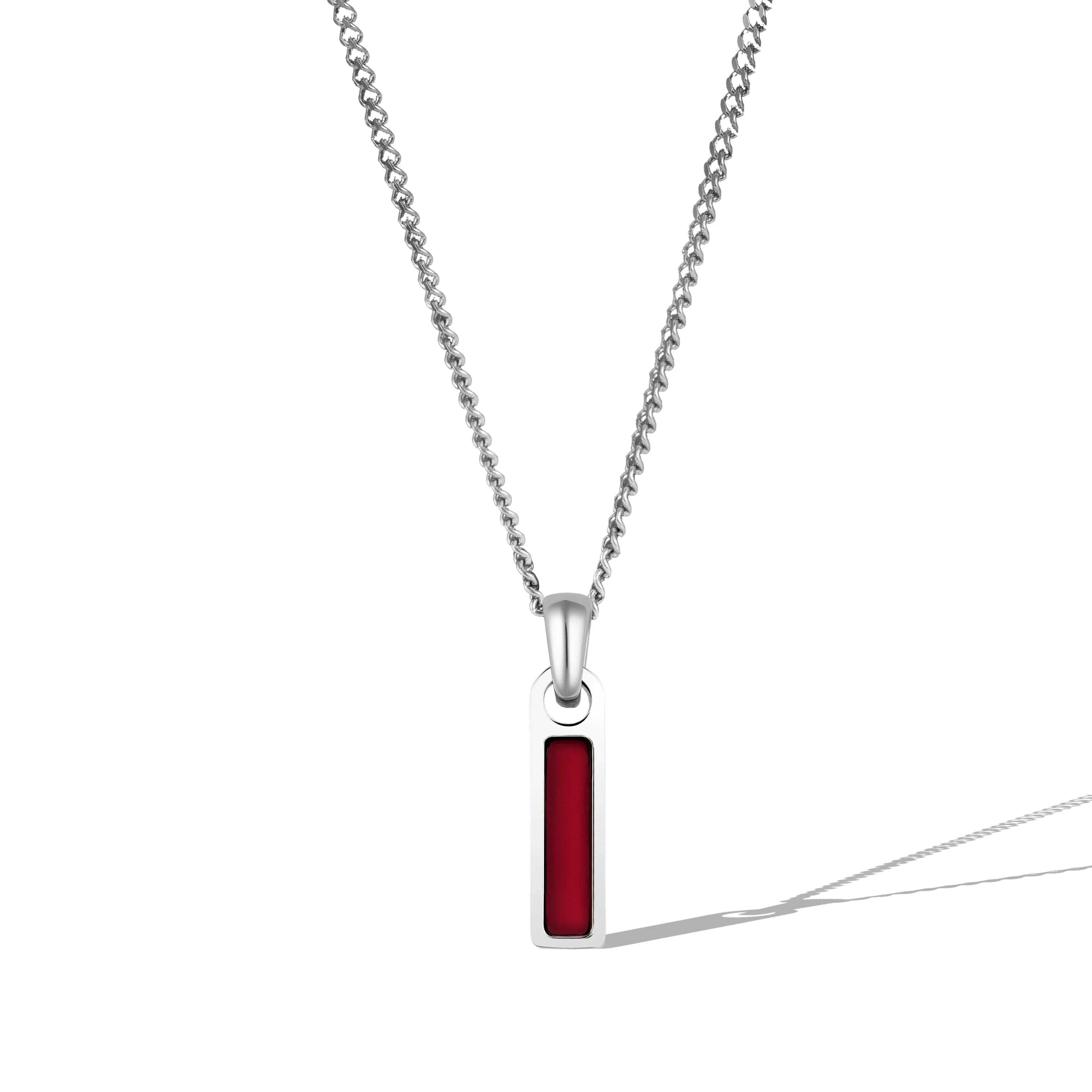 Birthstone Tag Necklace - Silver - Image 16