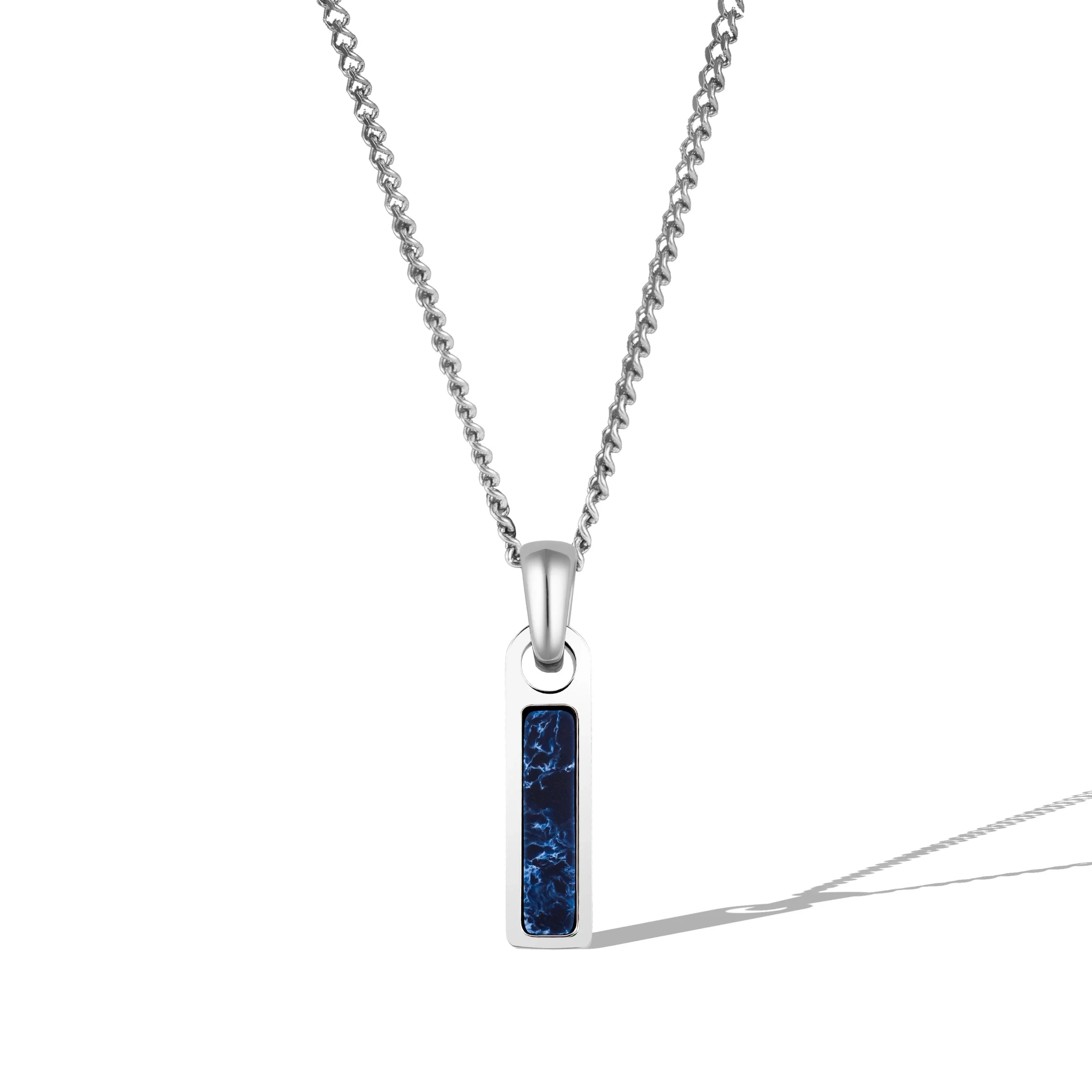 Birthstone Tag Necklace - Silver - Image 18