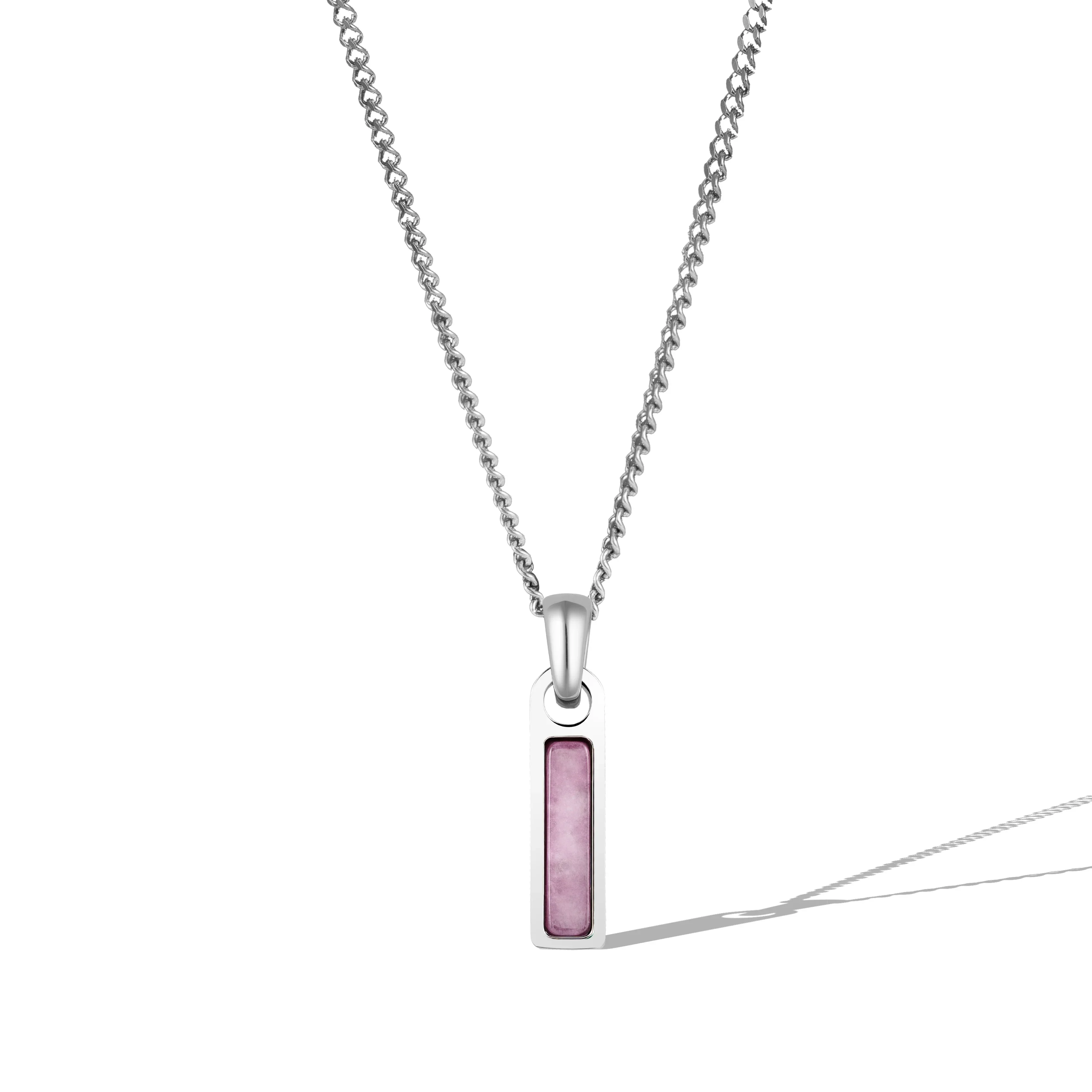 Birthstone Tag Necklace - Silver - Image 19