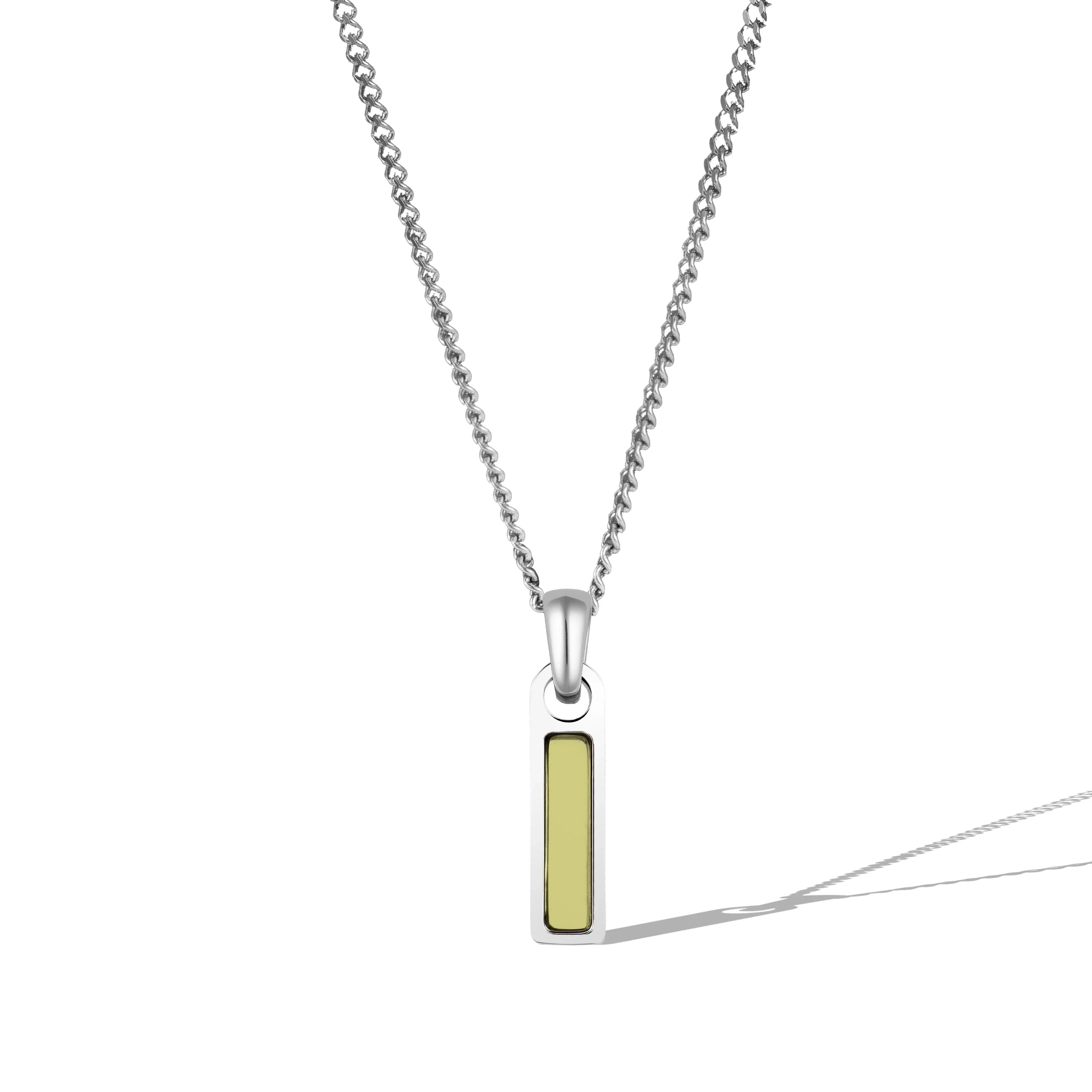 Birthstone Tag Necklace - Silver - Image 20