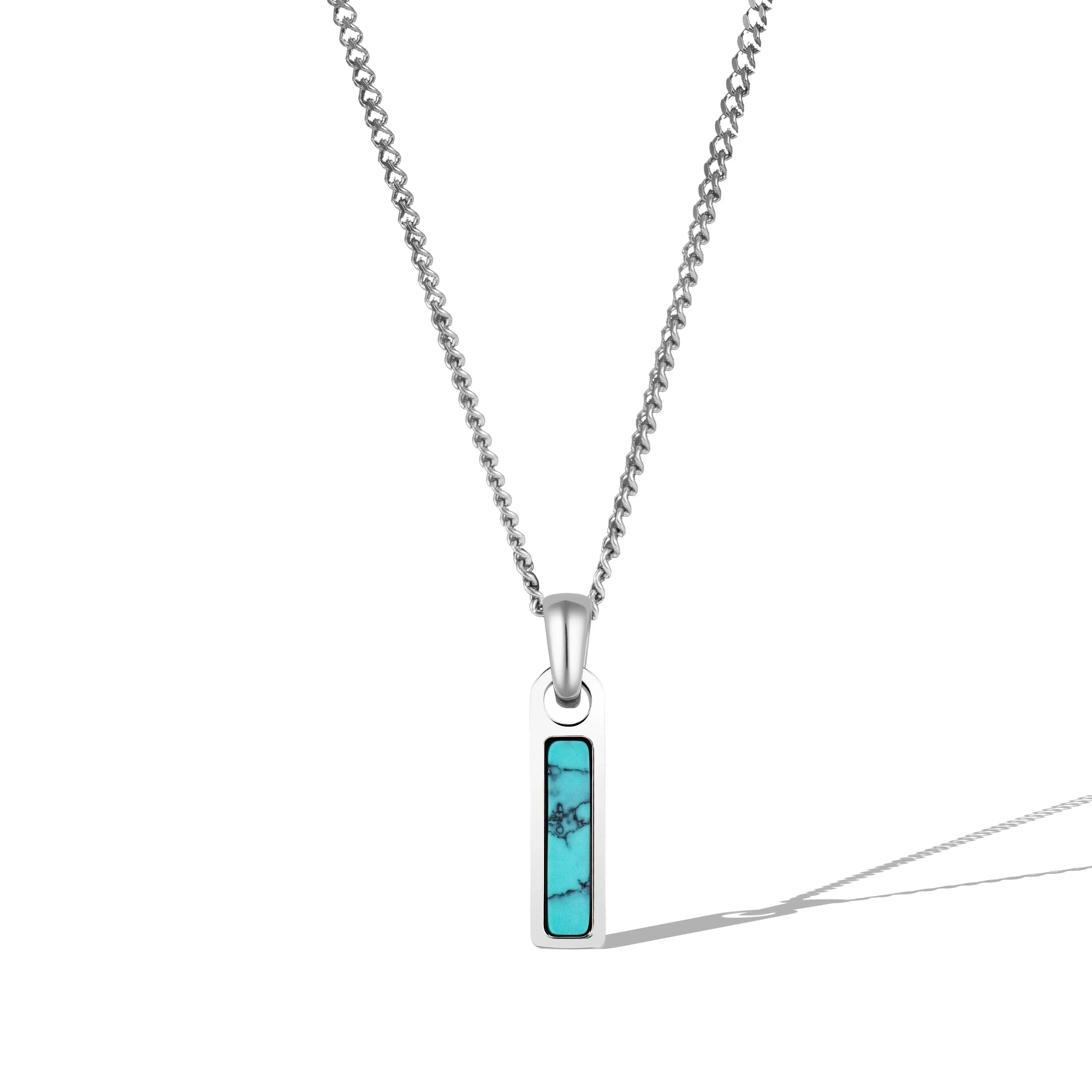 Birthstone Tag Necklace - Silver - Image 21