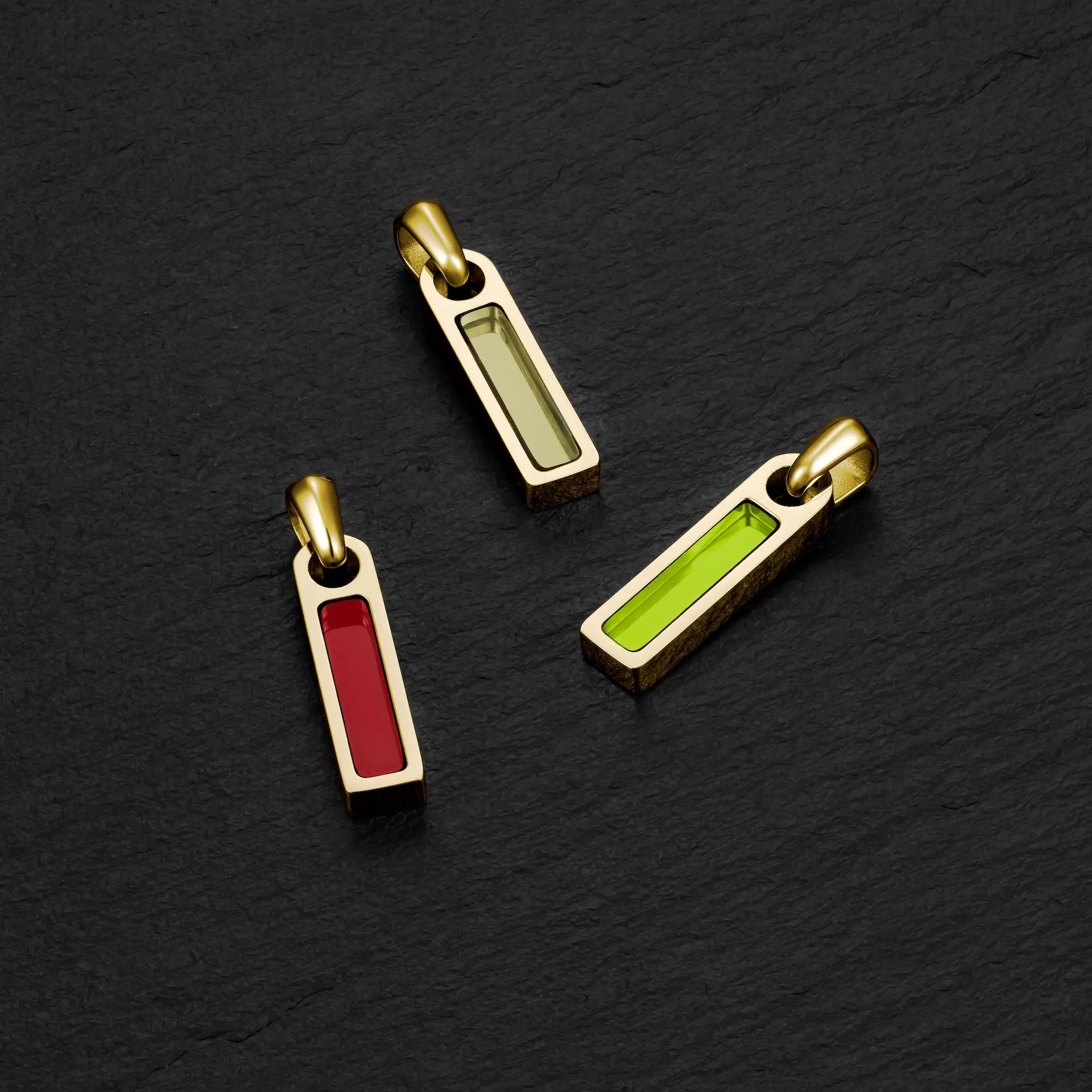 Birthstone Tag Pendant - 14K Gold - Image 2