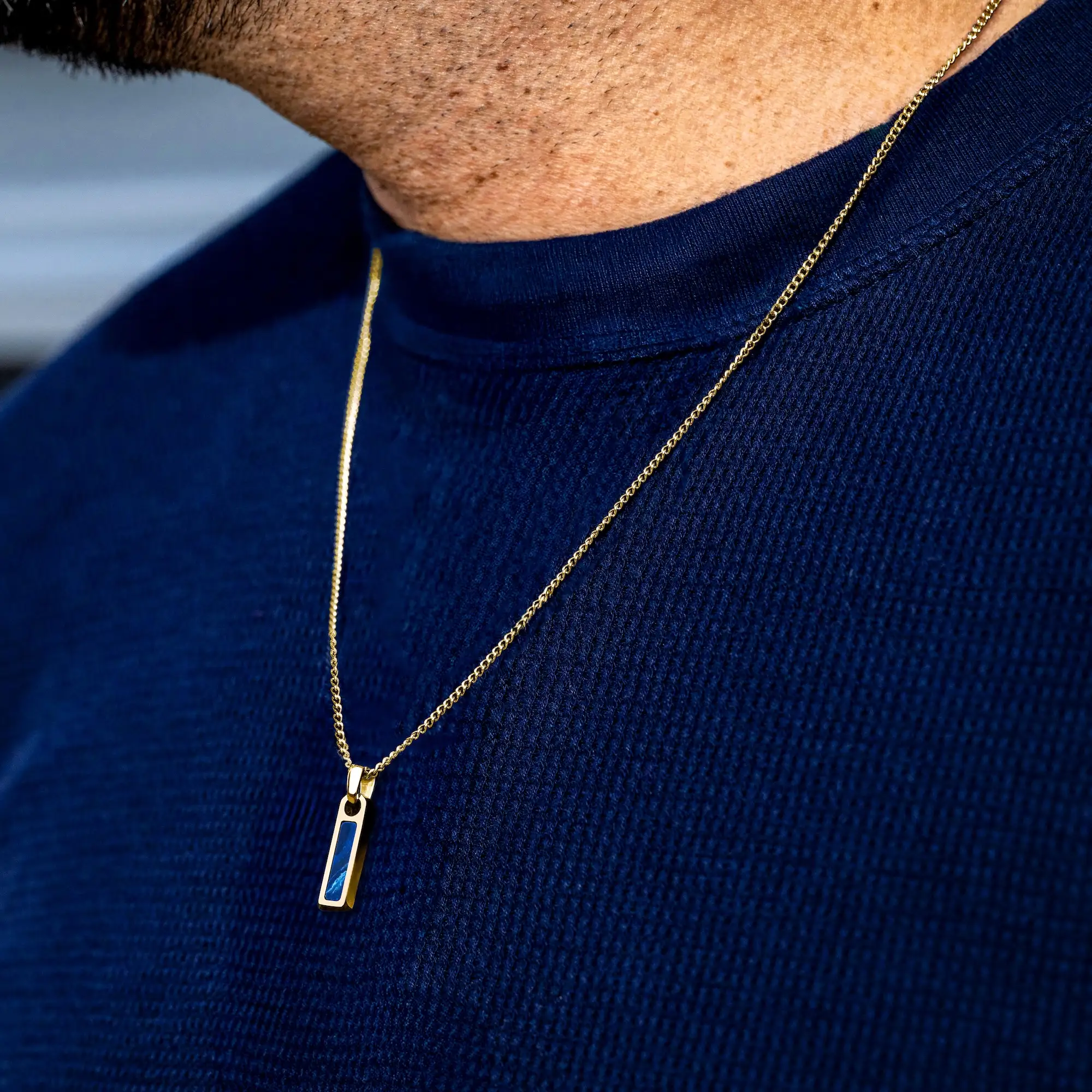 Birthstone Tag Pendant - 14K Gold - Image 5