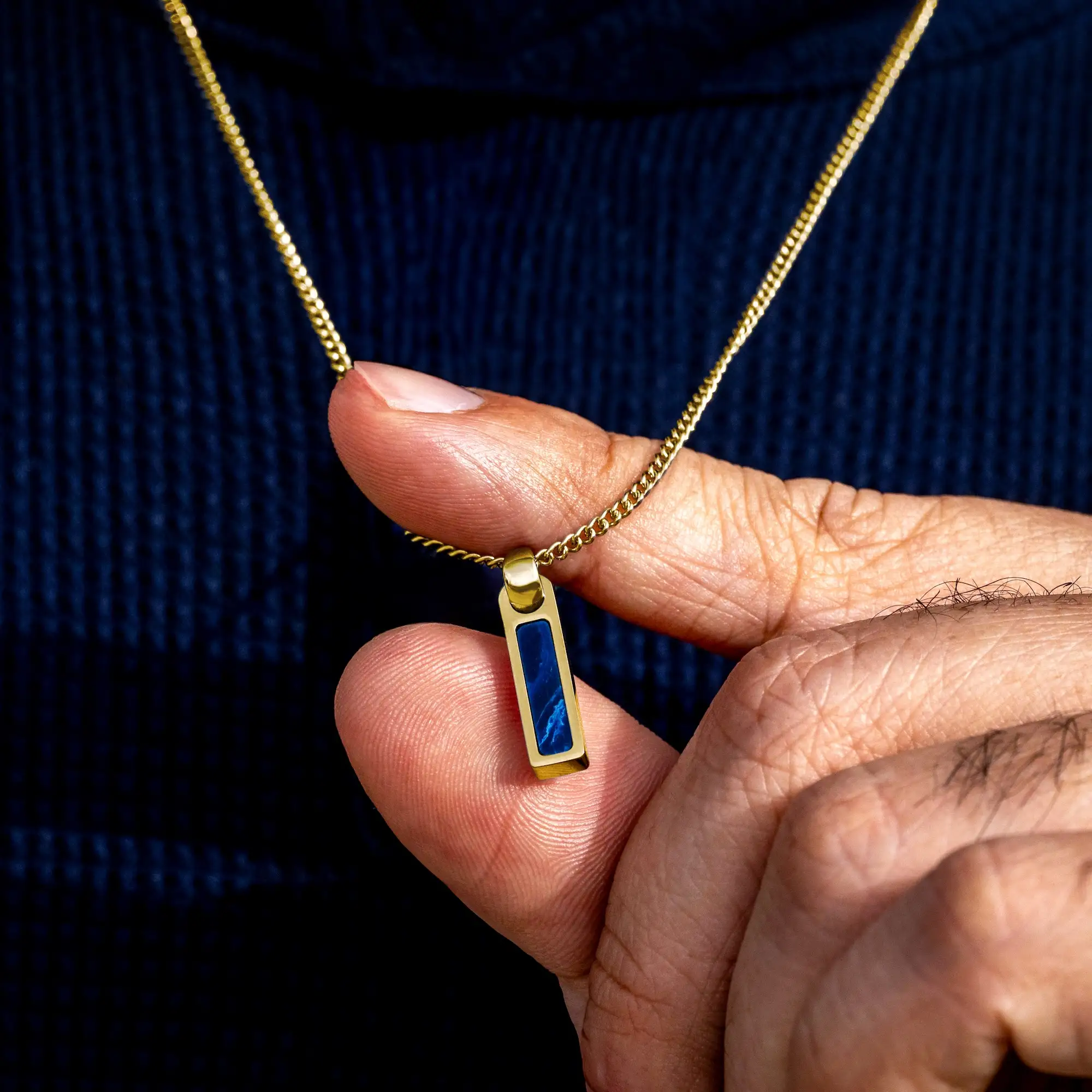 Birthstone Tag Pendant - 14K Gold - Image 6