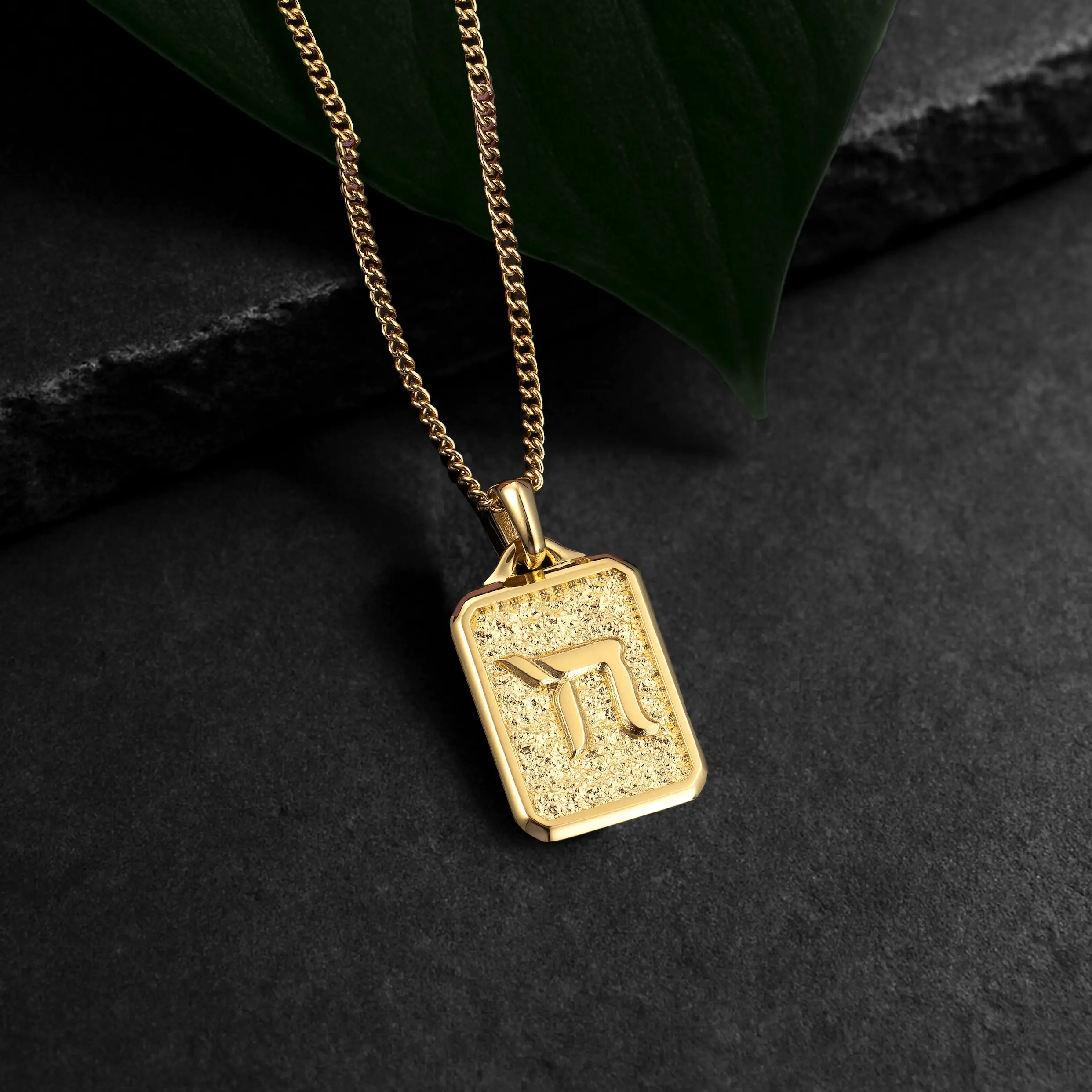 Chai Pendant - 14K Gold - Image 4