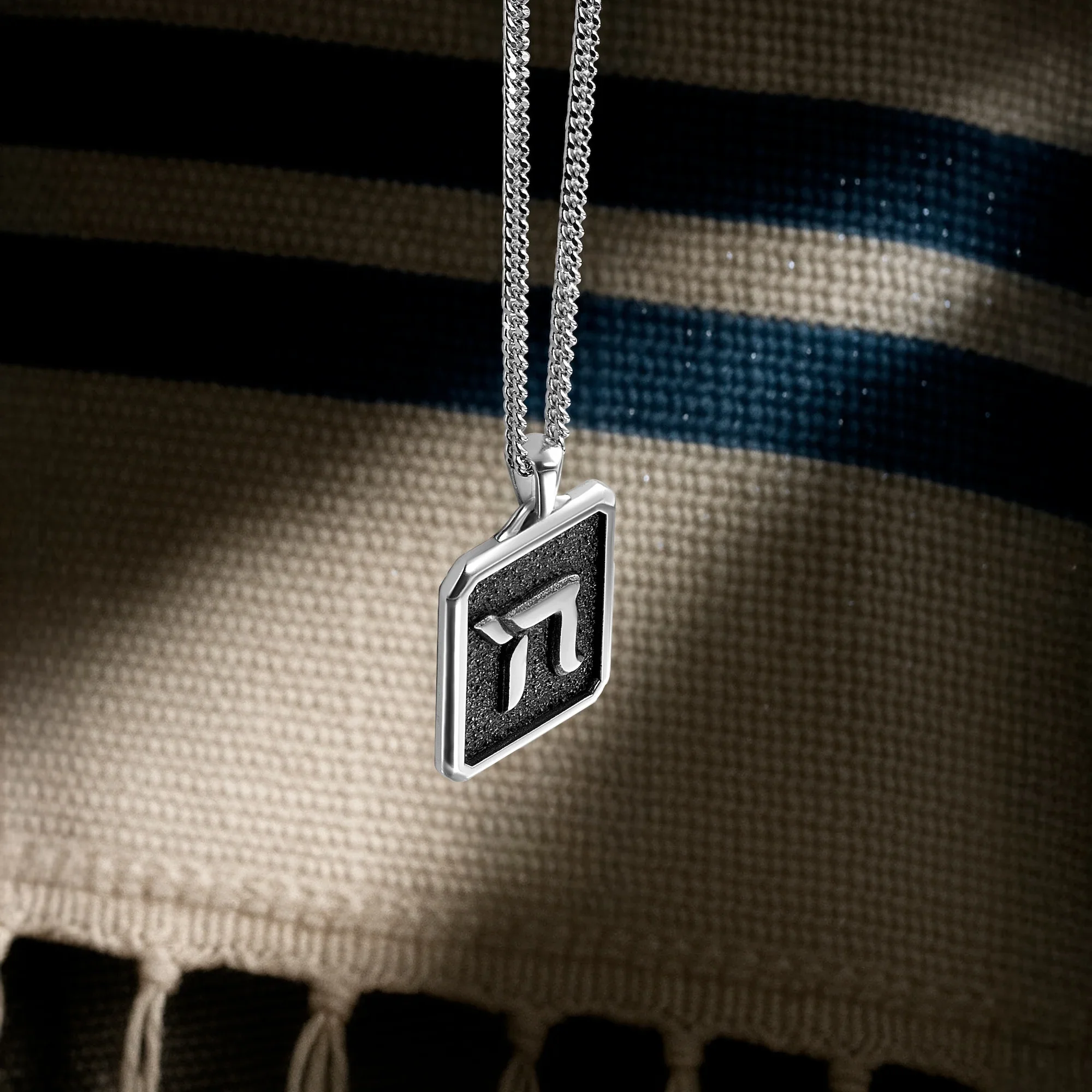 Chai Pendant - Sterling Silver - Image 2