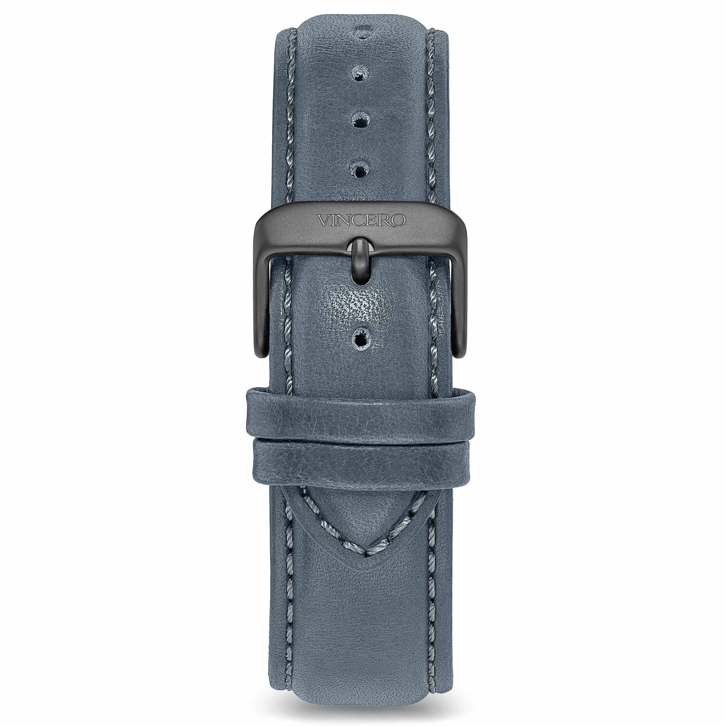 Classic Leather - Slate Blue 22mm - Image 2