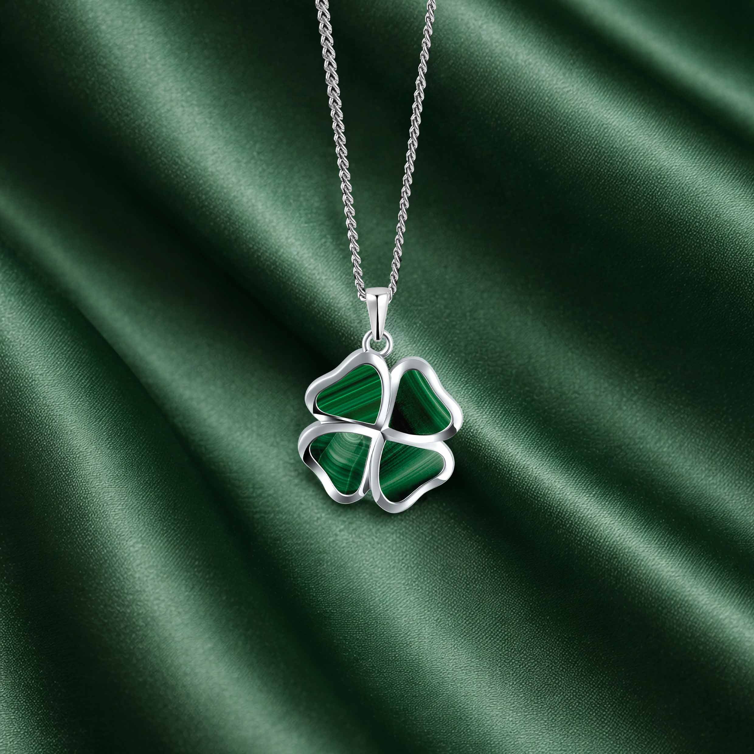Clover Pendant - Malachite - Image 9
