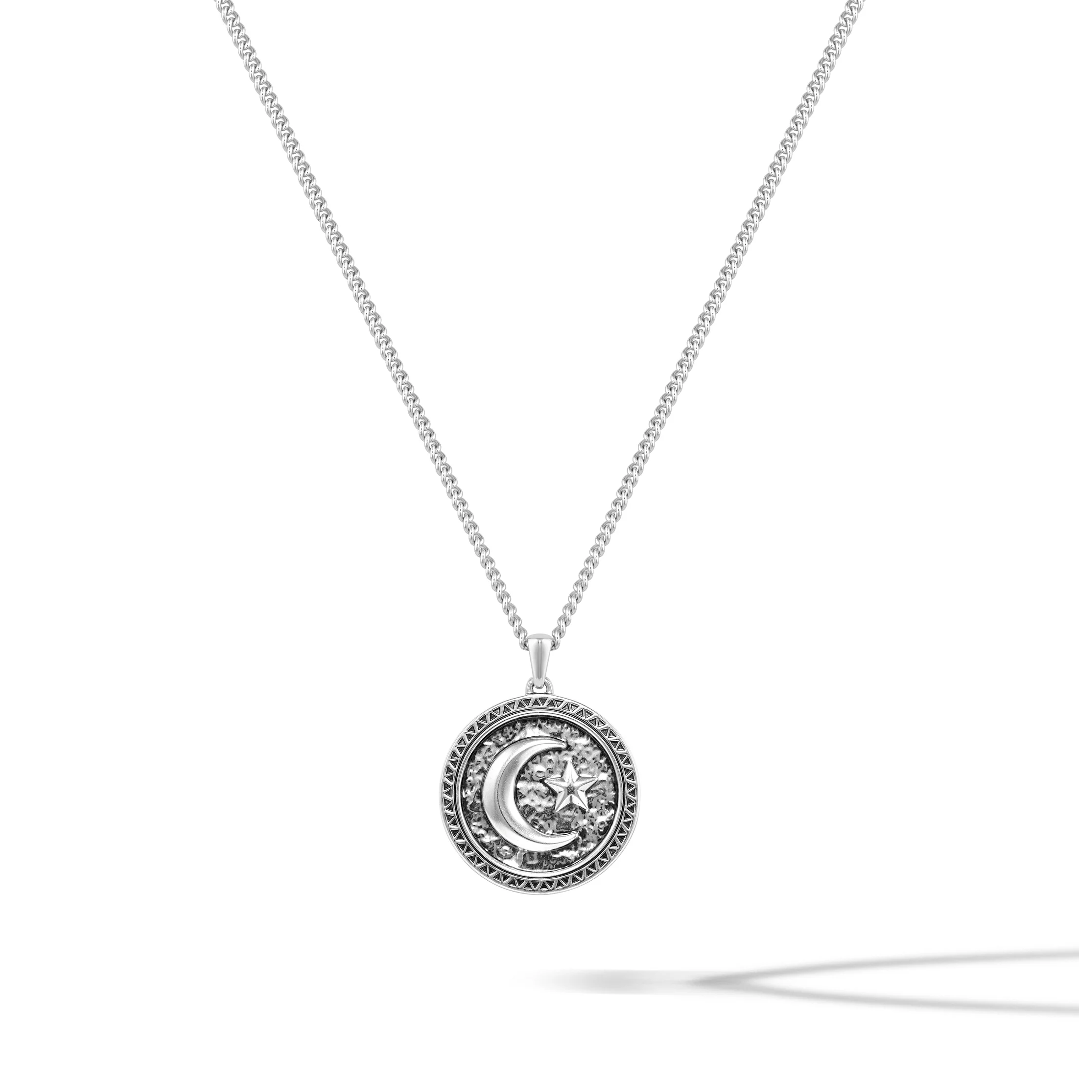 Star & Crescent Amulet - Sterling Silver - Image 9