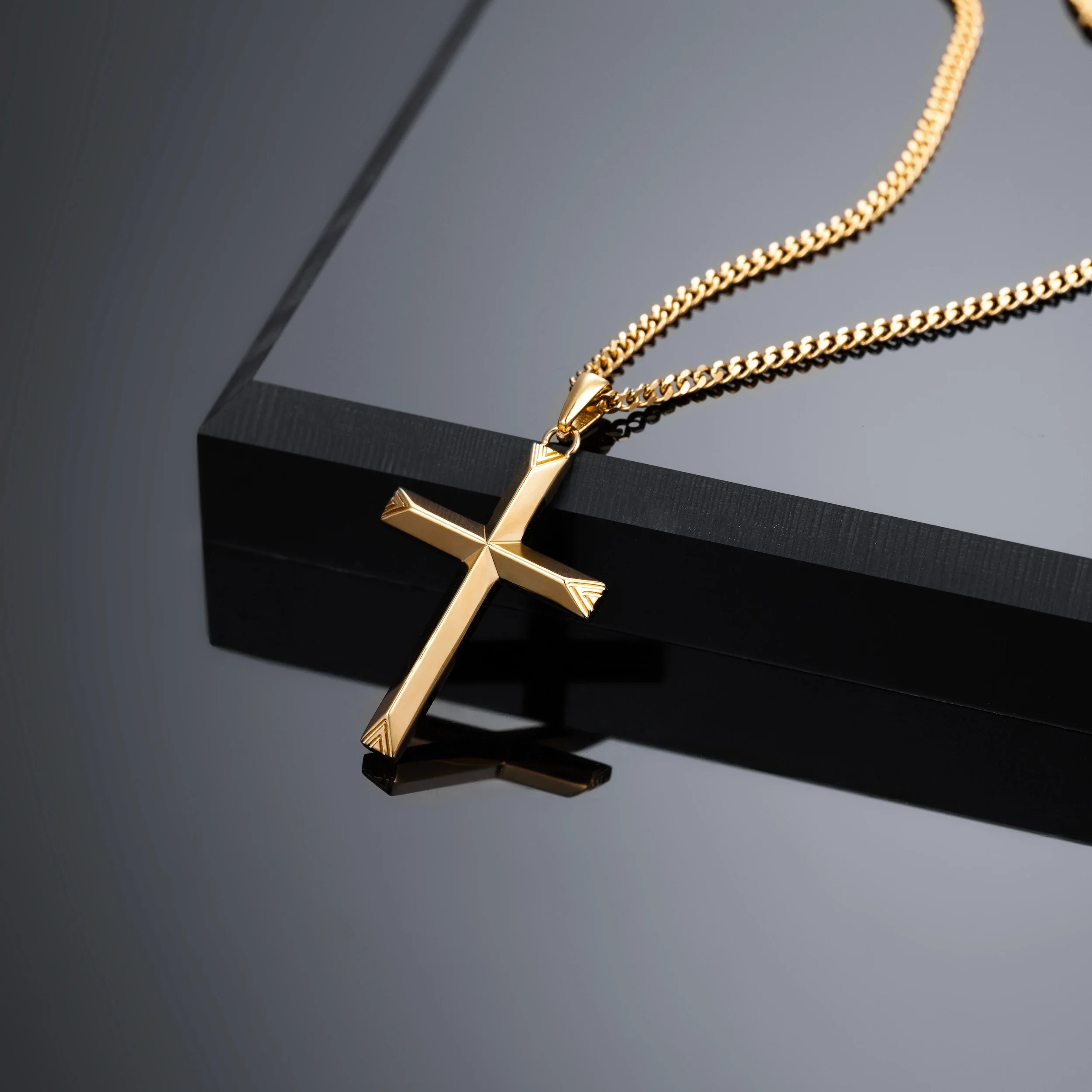 Cross Pendant - 14K Gold - Image 4