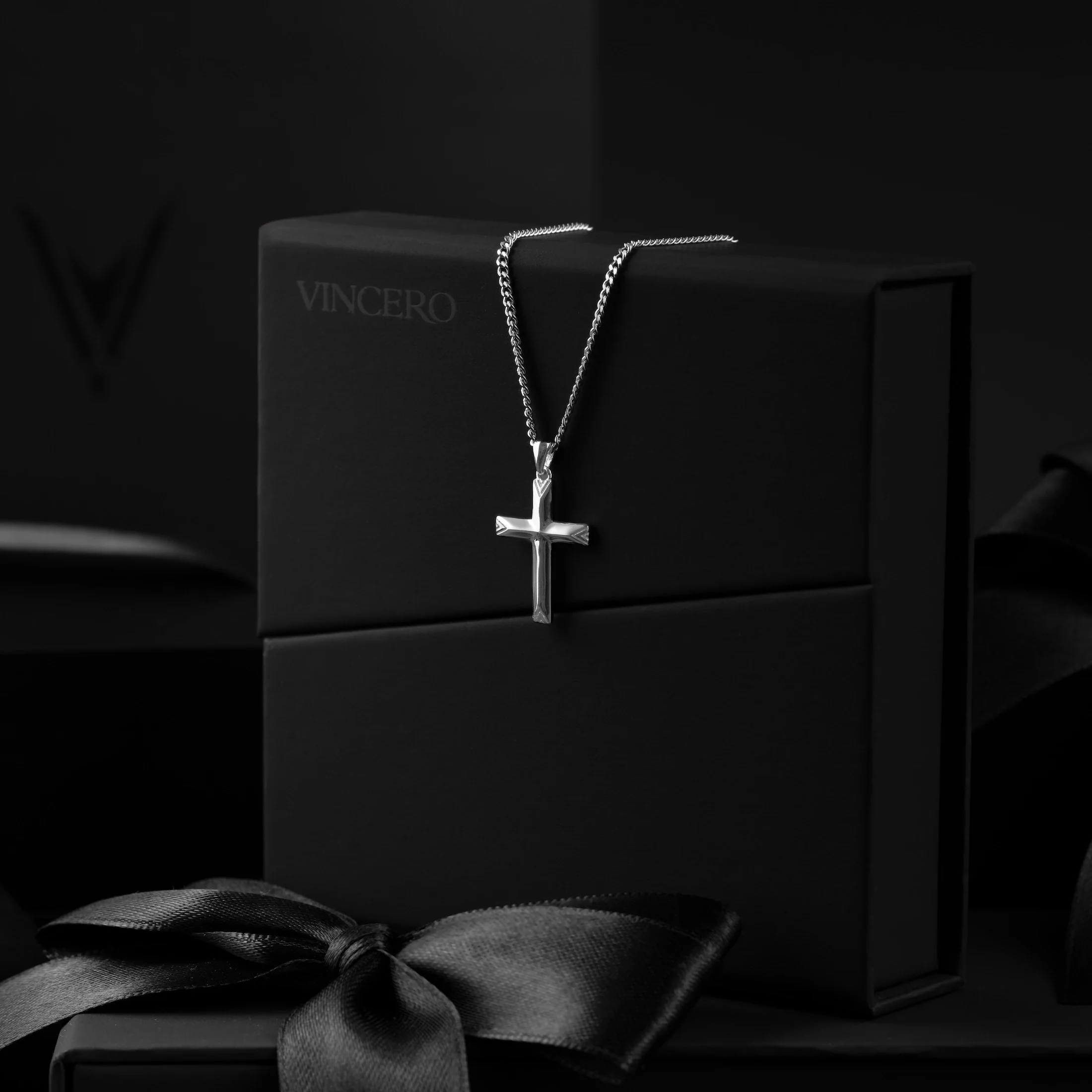 Cross Pendant - Silver - Image 5