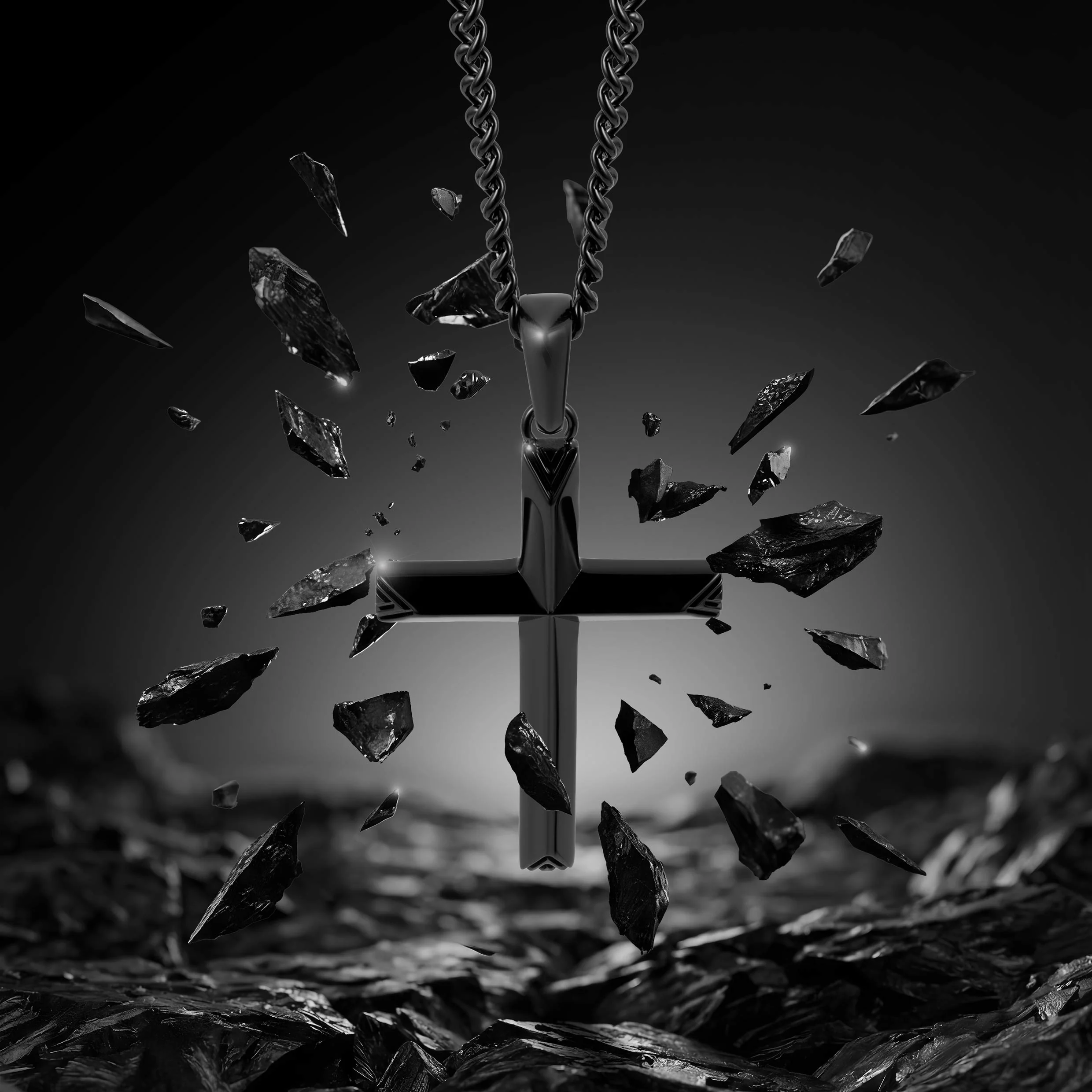 Cross Pendant - Stealth - Image 6