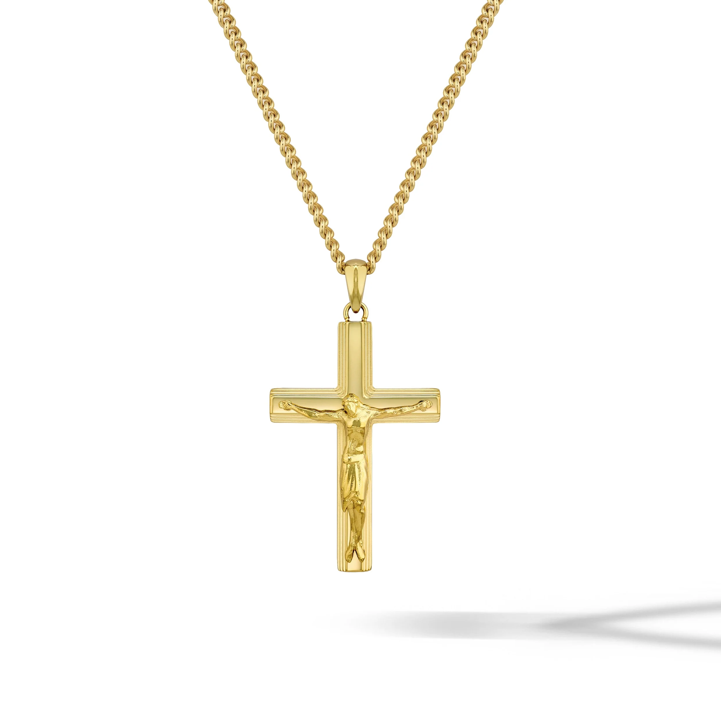 Crucifix Pendant - 14K Gold