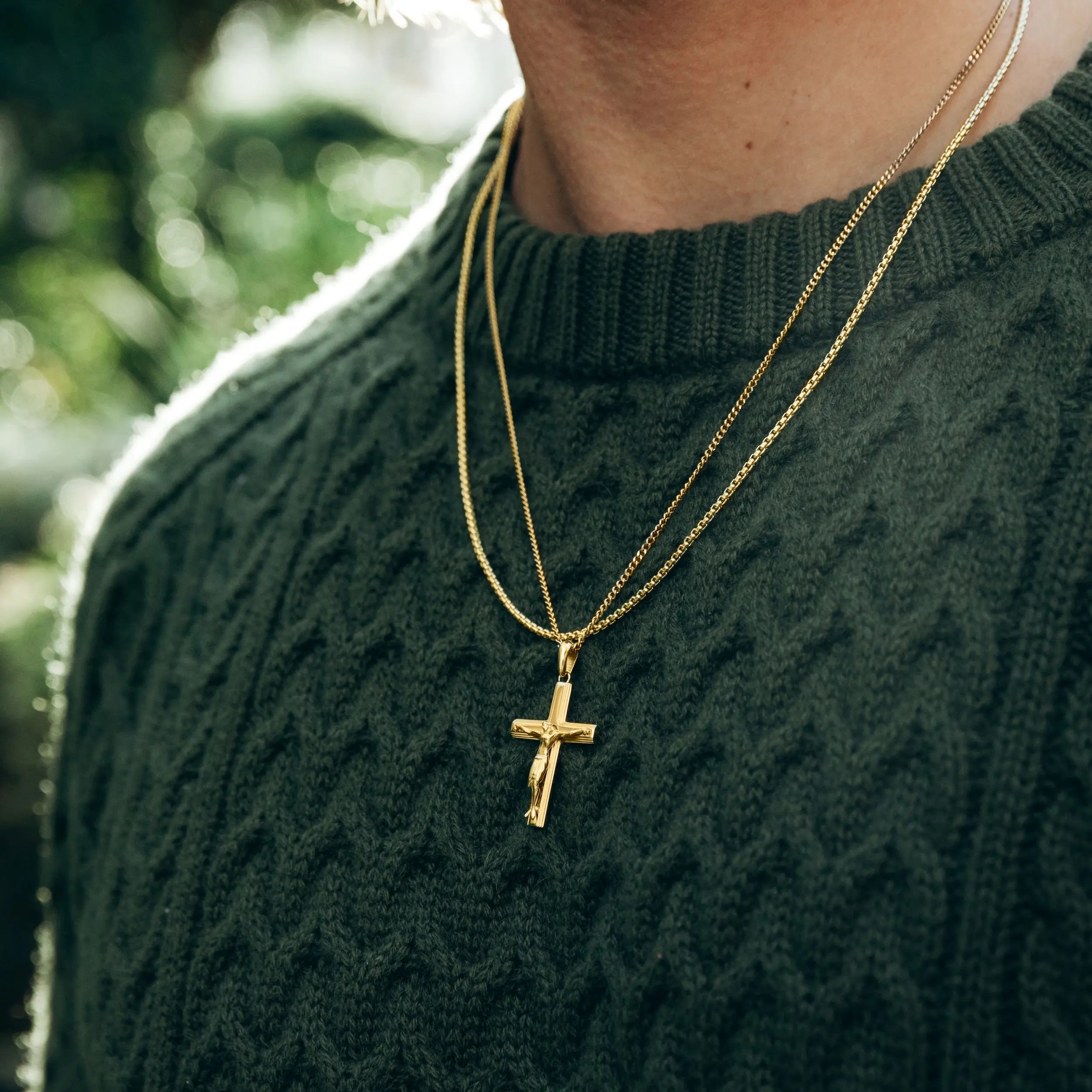 Crucifix Pendant - 14K Gold - Image 6