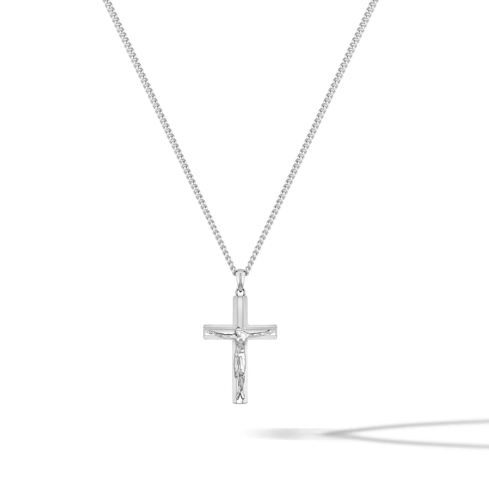 Crucifix Pendant - Silver - Image 10