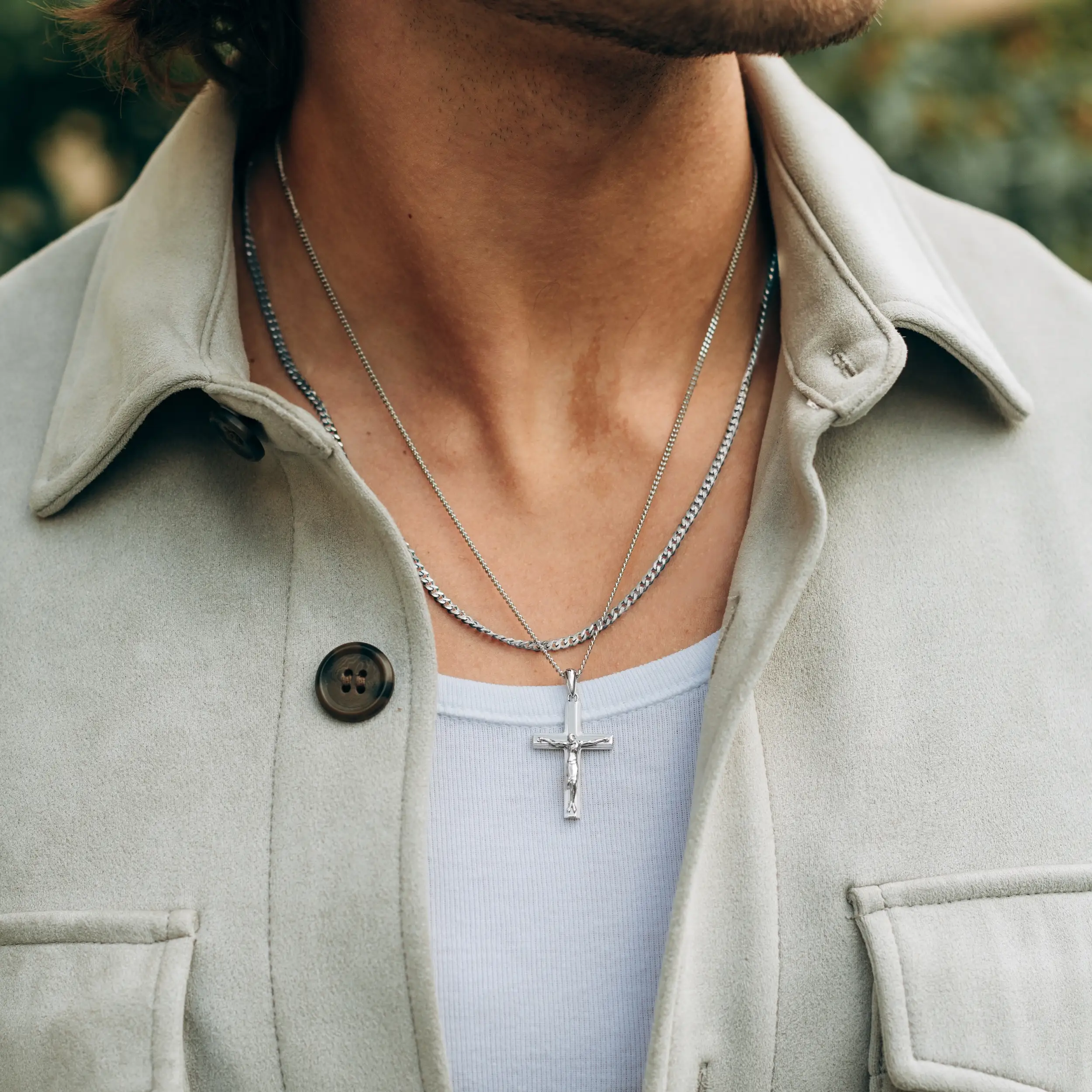 Crucifix Pendant - Silver - Image 8