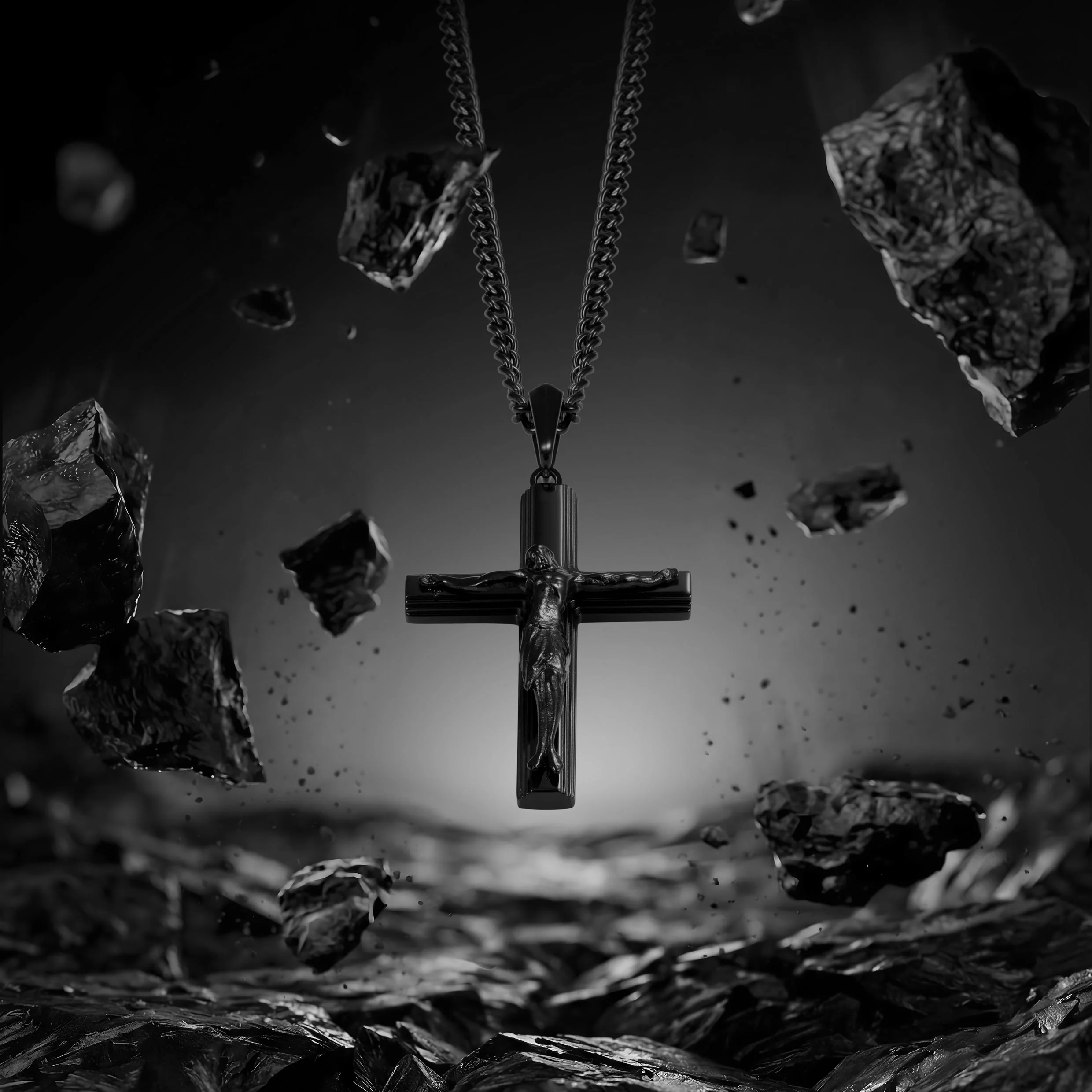 Crucifix Pendant - Stealth - Image 4
