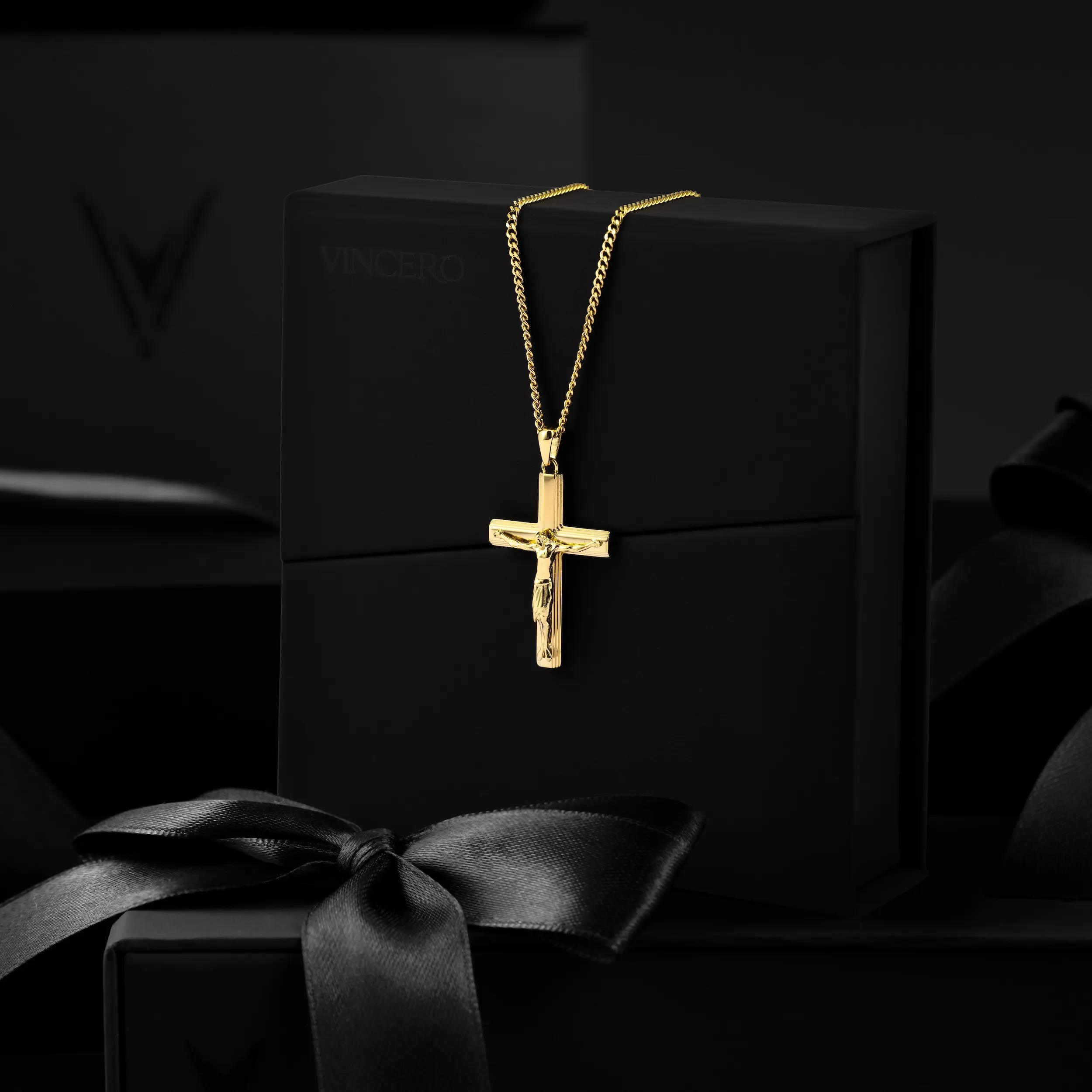 Crucifix Pendant - 14K Gold - Image 10