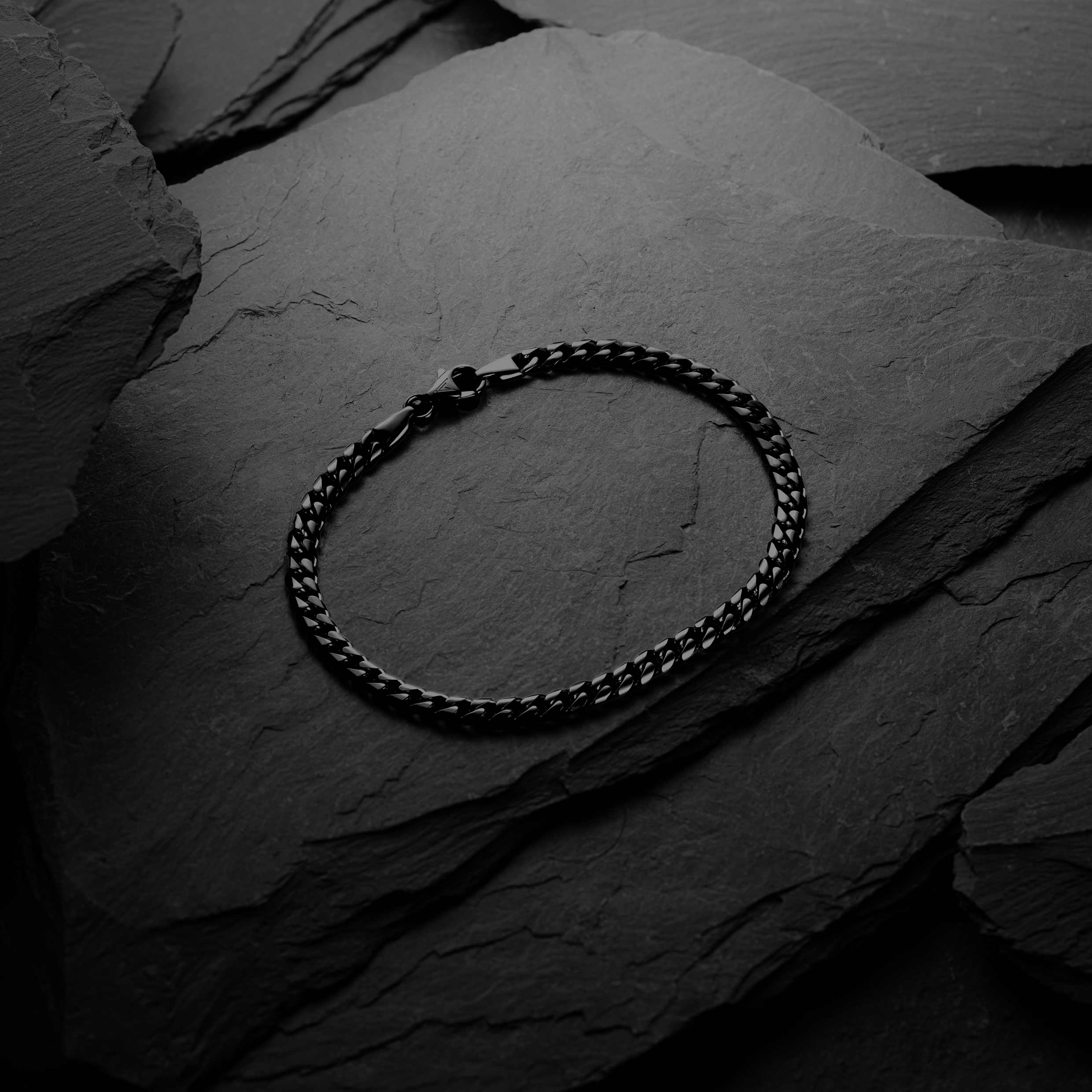 Cuban Chain Bracelet, 5MM - Stealth - Image 6