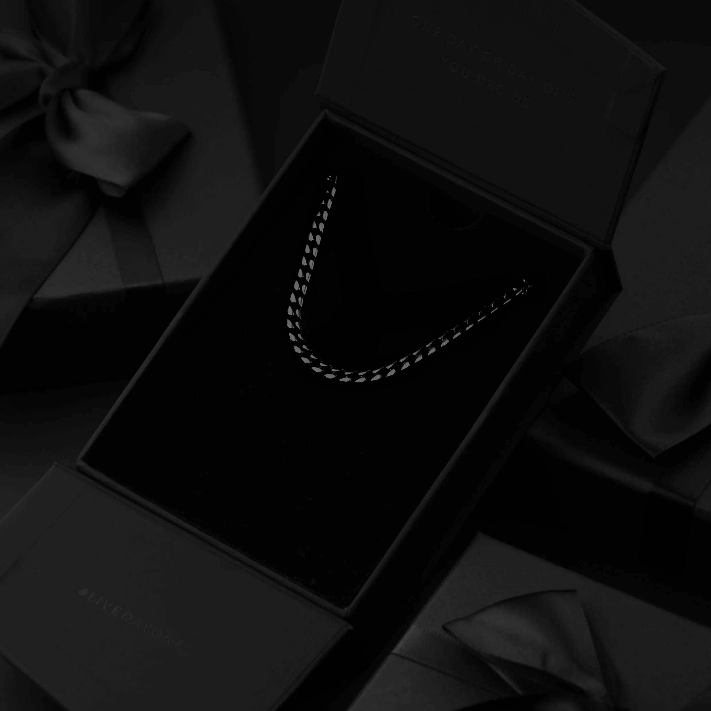 Cuban Chain Necklace, 5MM - Stealth - Image 4