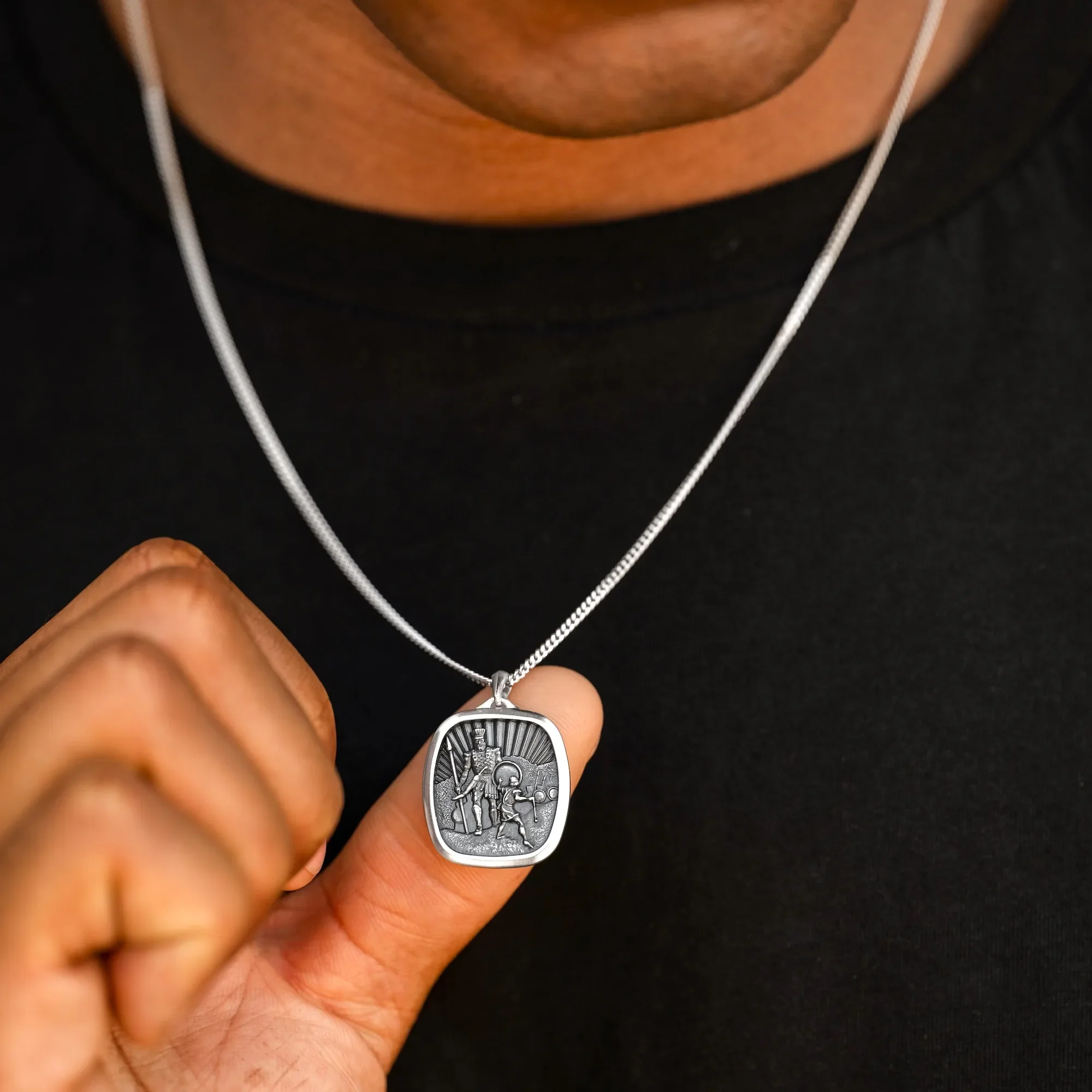 Unshakeable: David V. Goliath - Sterling Silver - Image 8
