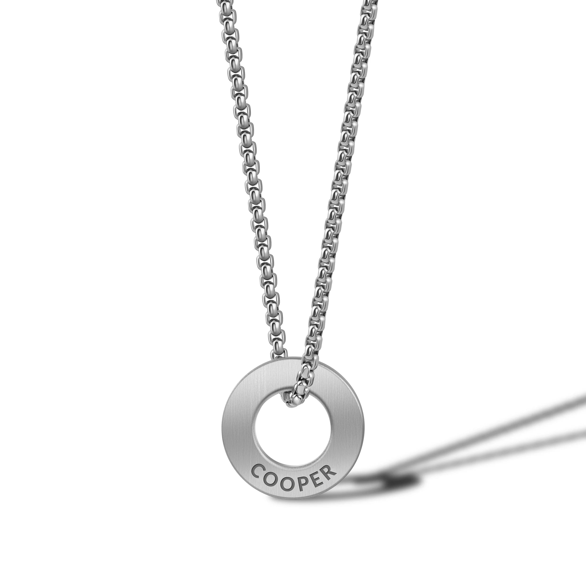 Family Rings Necklace - Silver - Image 11