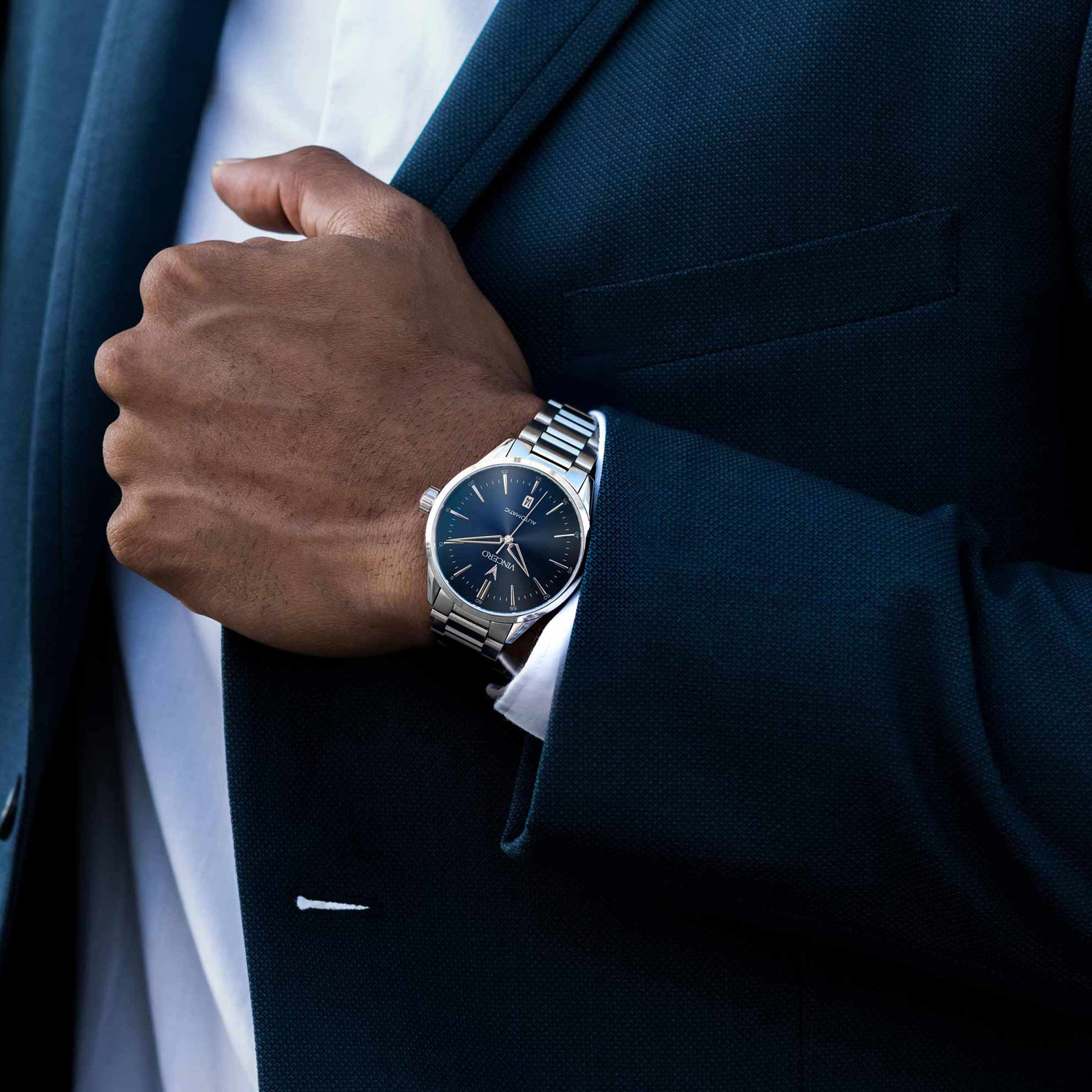 Icon Automatic - Silver/Blue - Image 5
