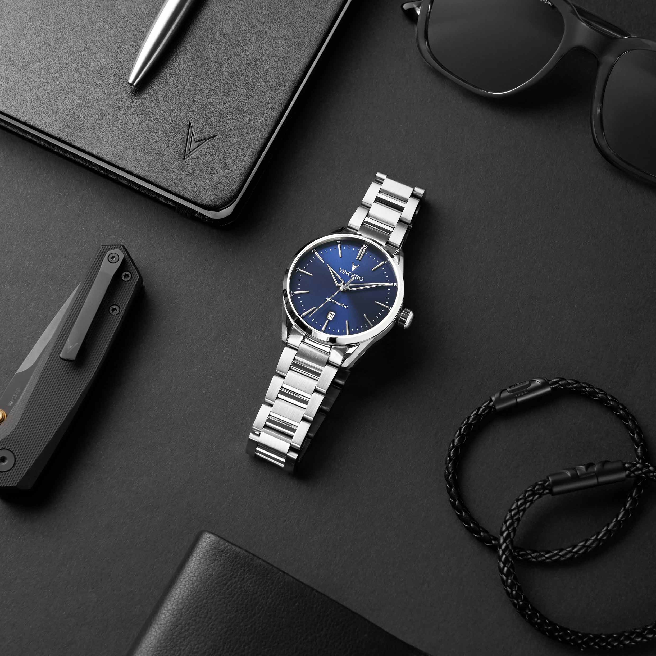 Icon Automatic - Silver/Blue - Image 8
