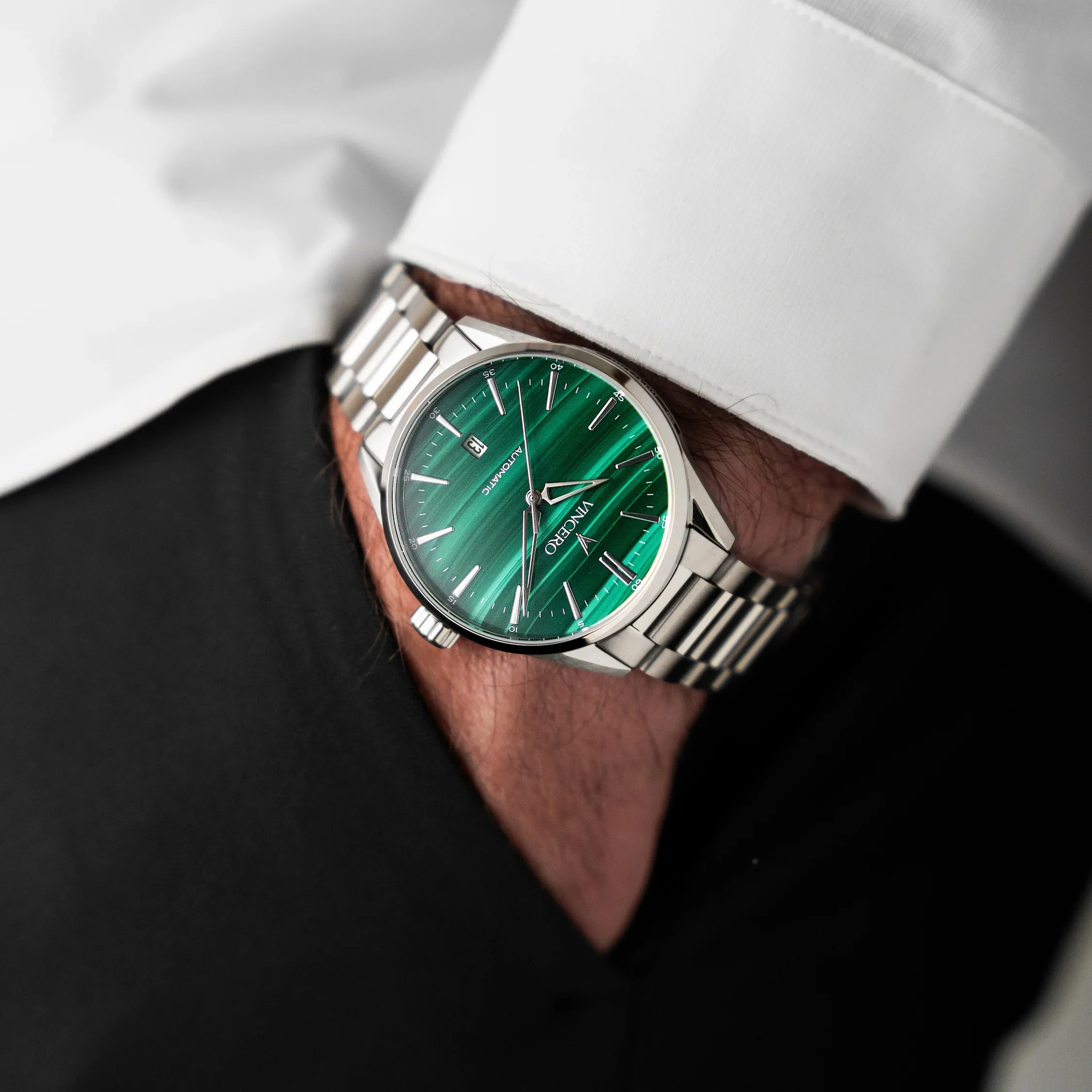 Icon Automatic - Silver Malachite - Image 4