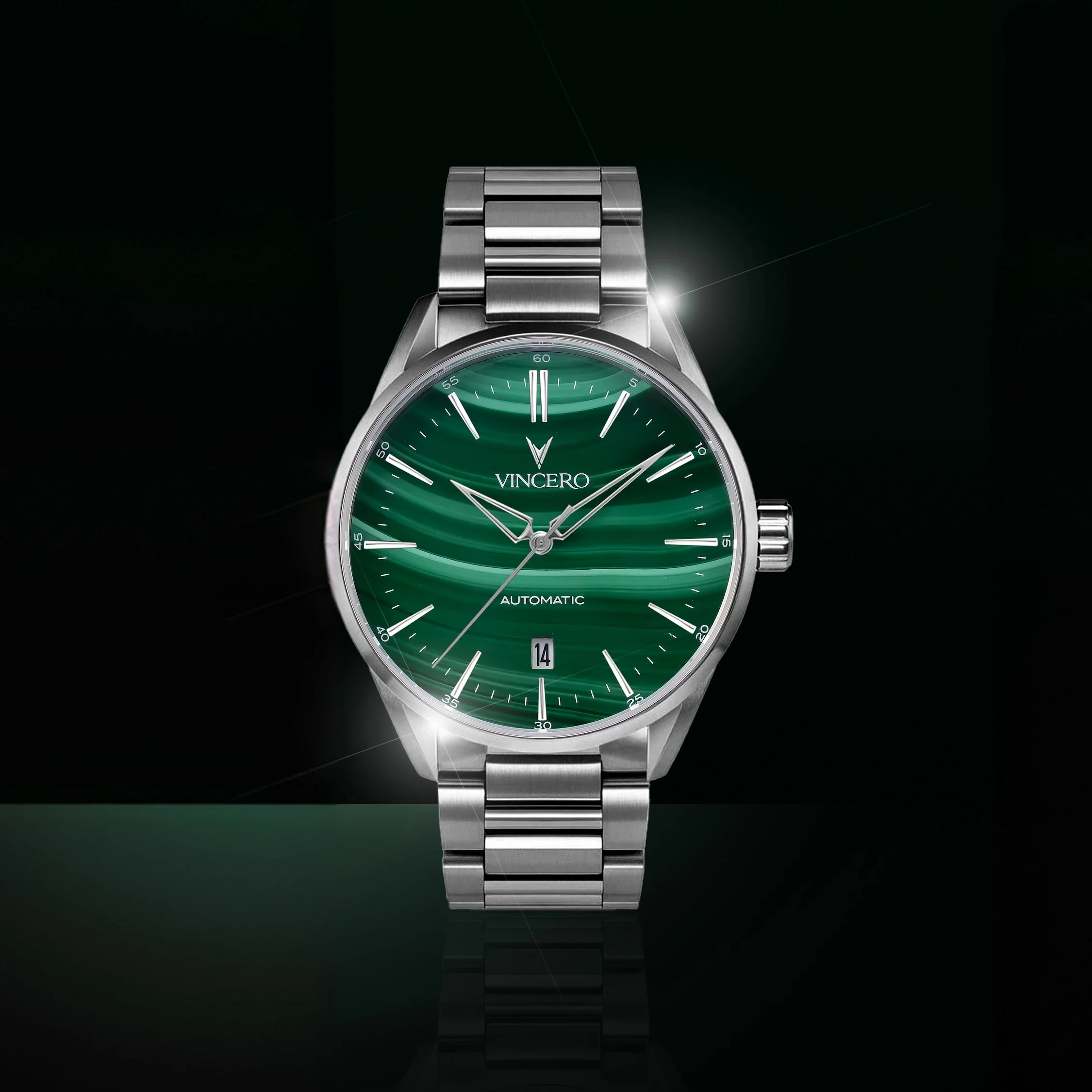 Icon Automatic - Silver Malachite - Image 6
