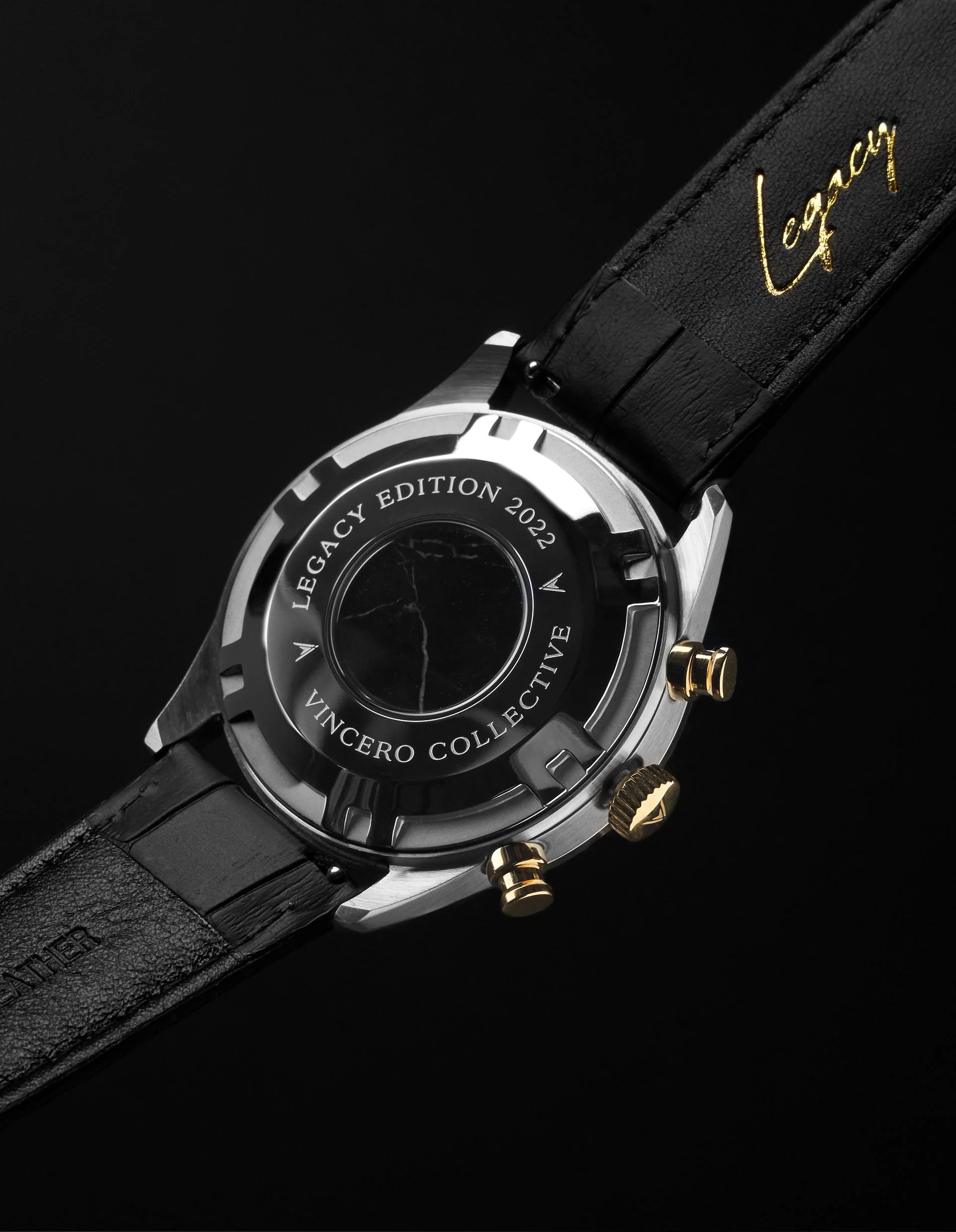 Legacy Chronograph -  White + Gold - Image 6