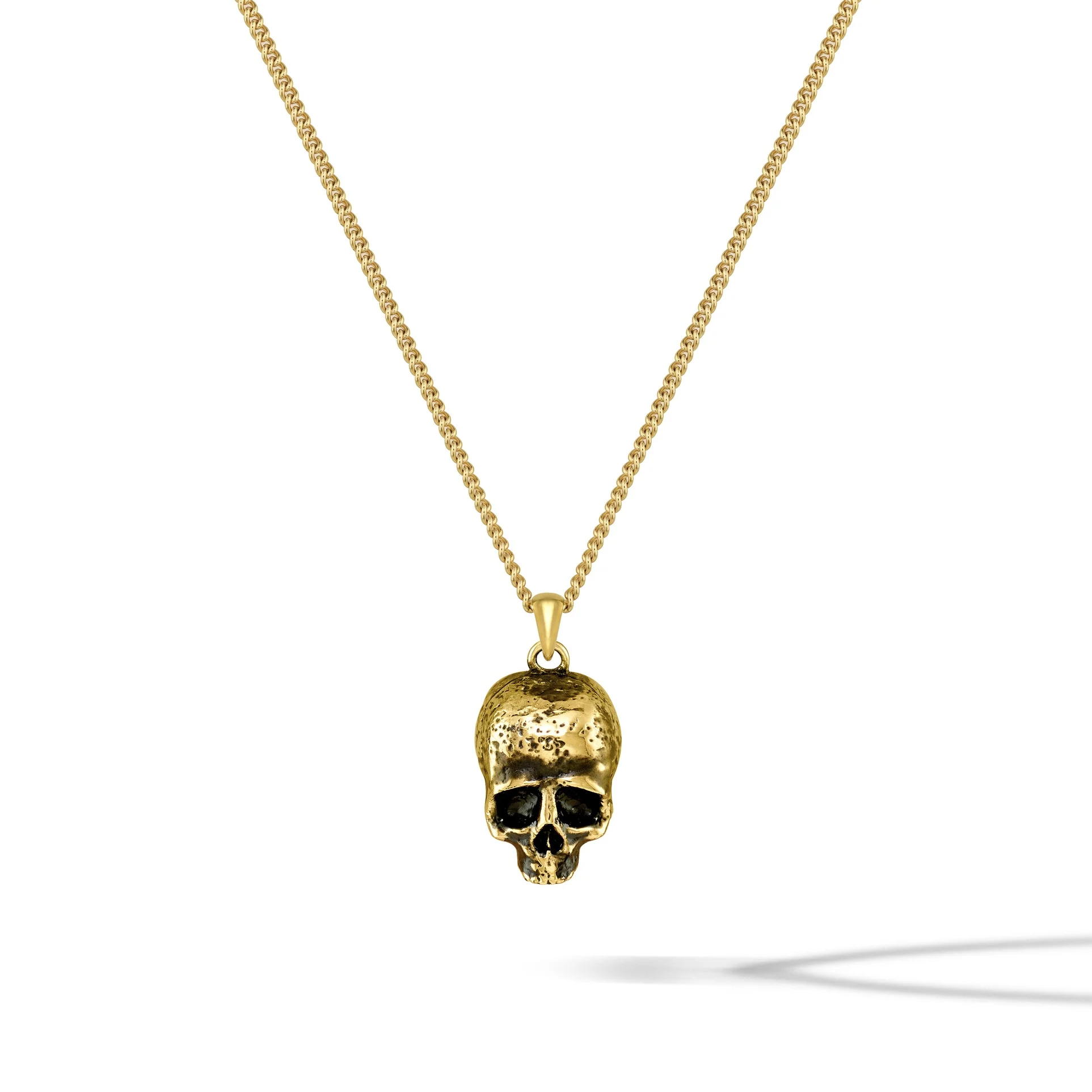 Memento Mori Pendant - 14K Gold - Image 8