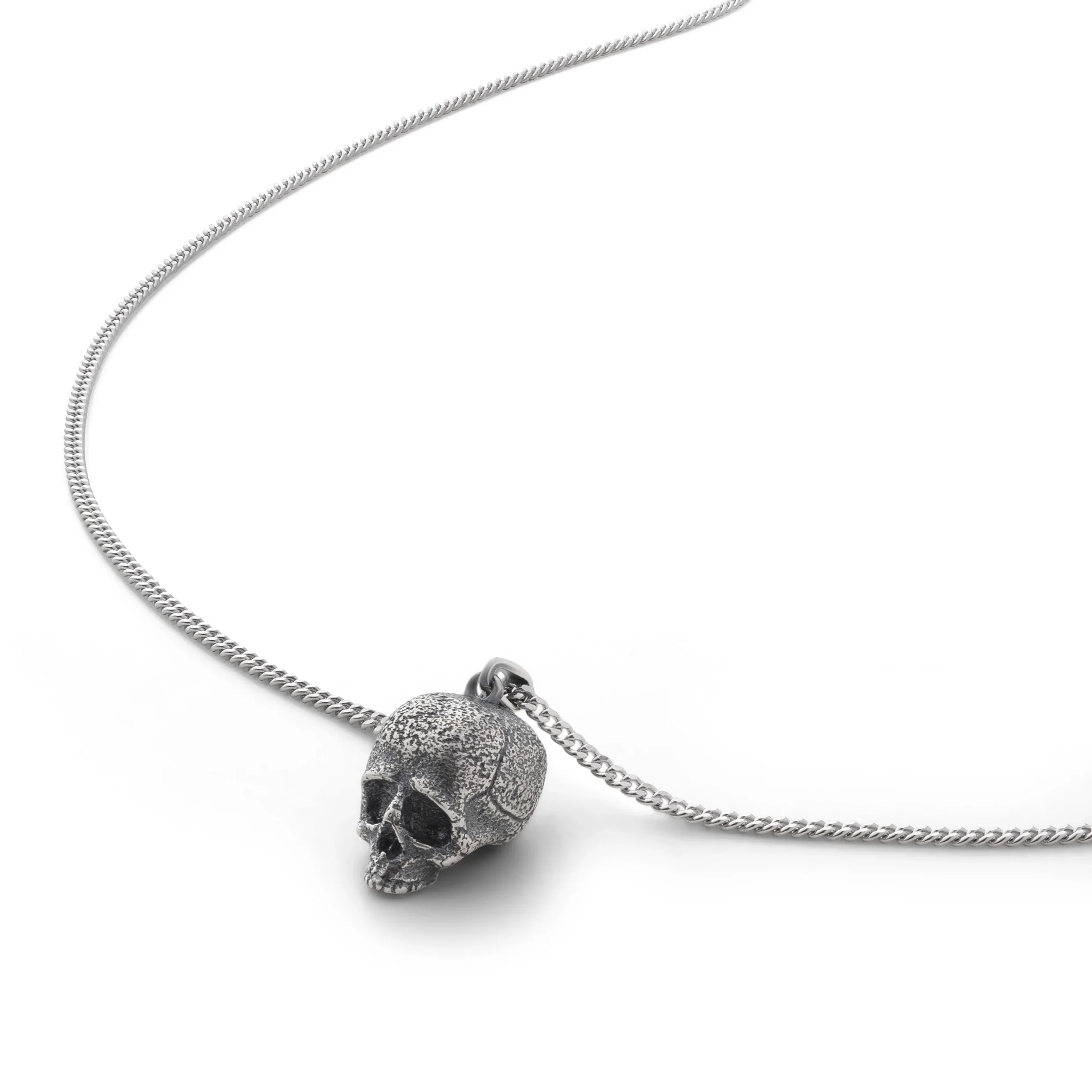 Memento Mori Pendant - Sterling Silver - Image 4
