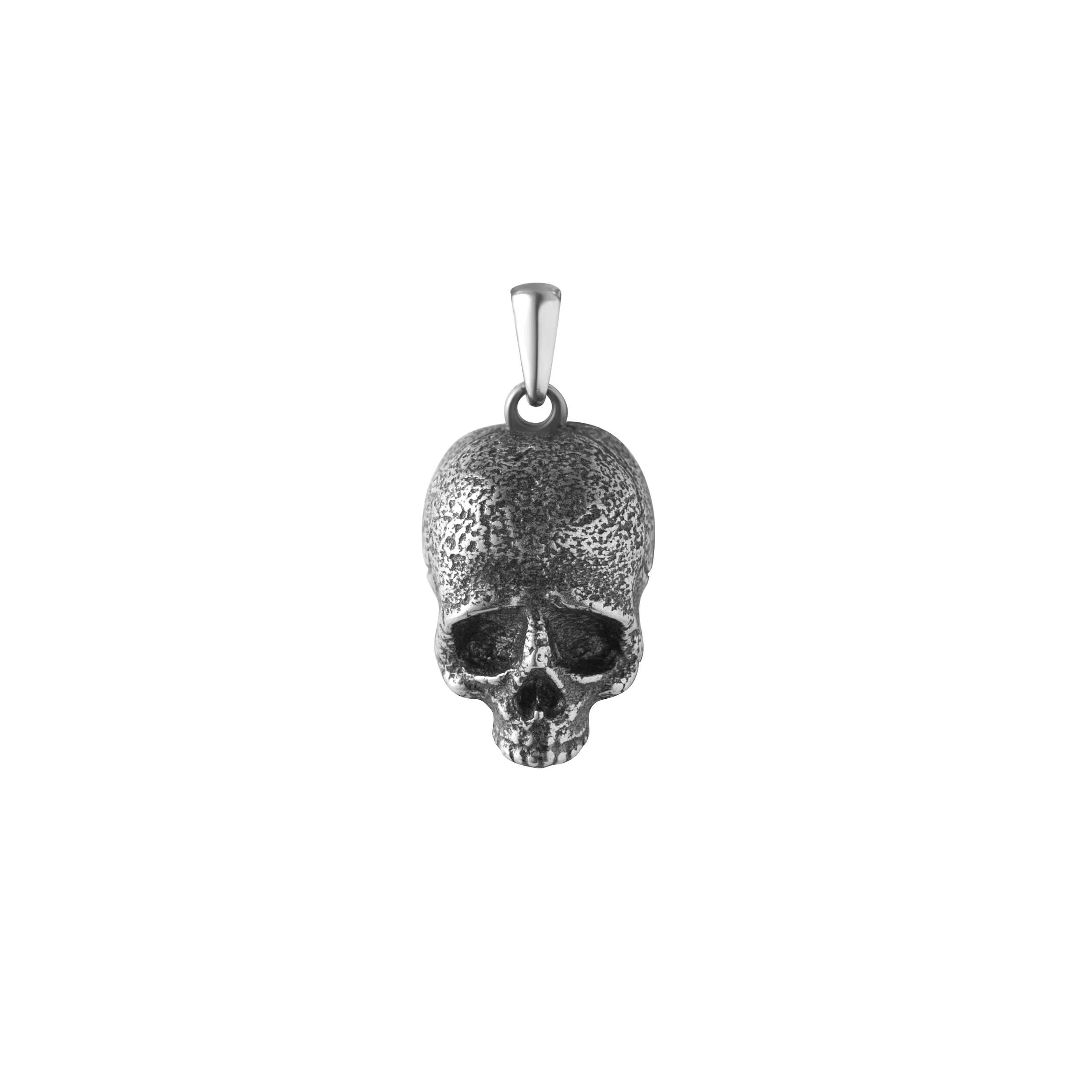 Memento Mori Pendant - Sterling Silver - Image 7