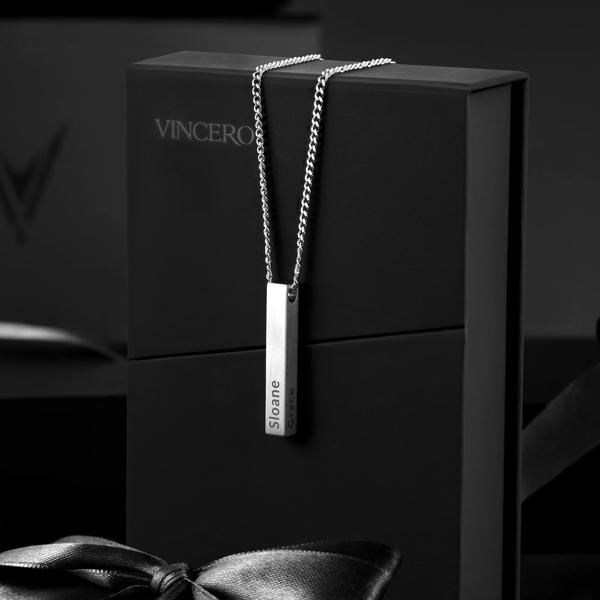 Pillar Pendant - Silver - Image 3