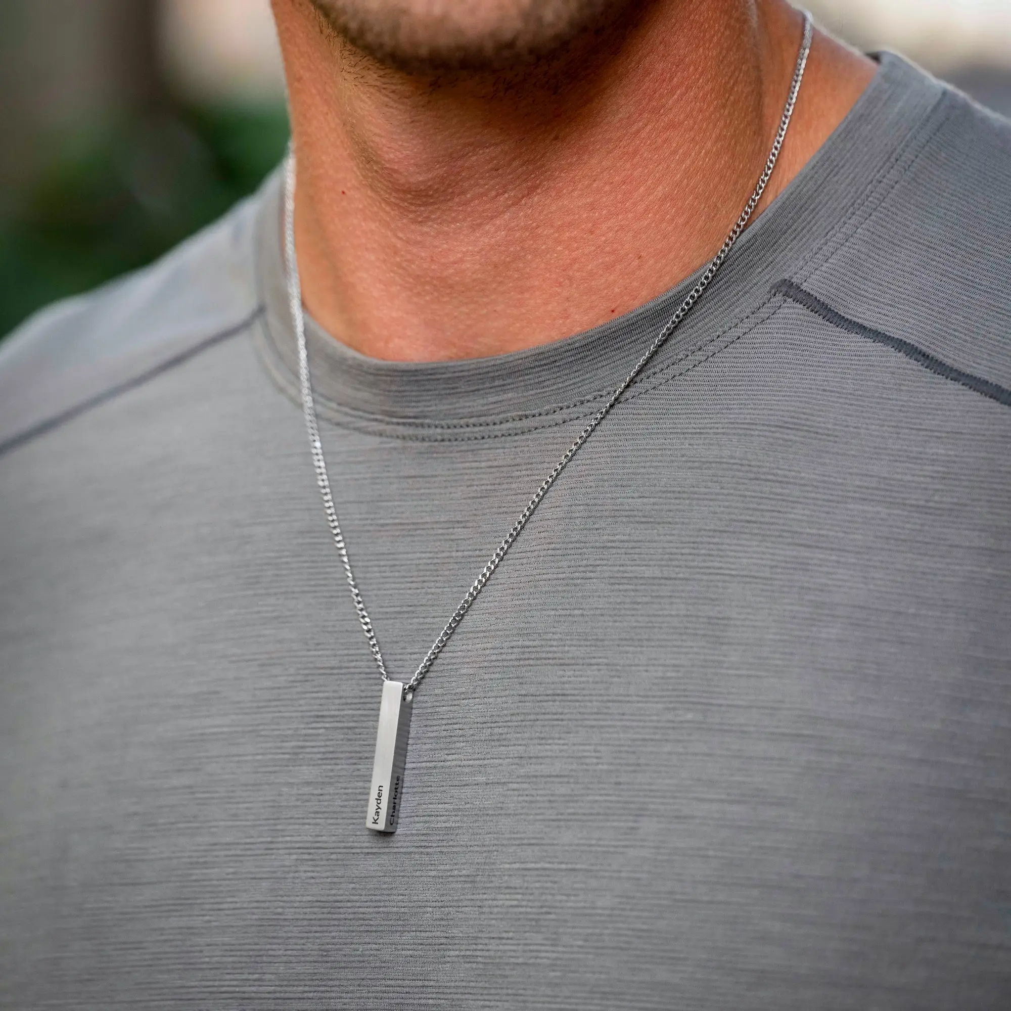 Pillar Pendant - Silver - Image 5