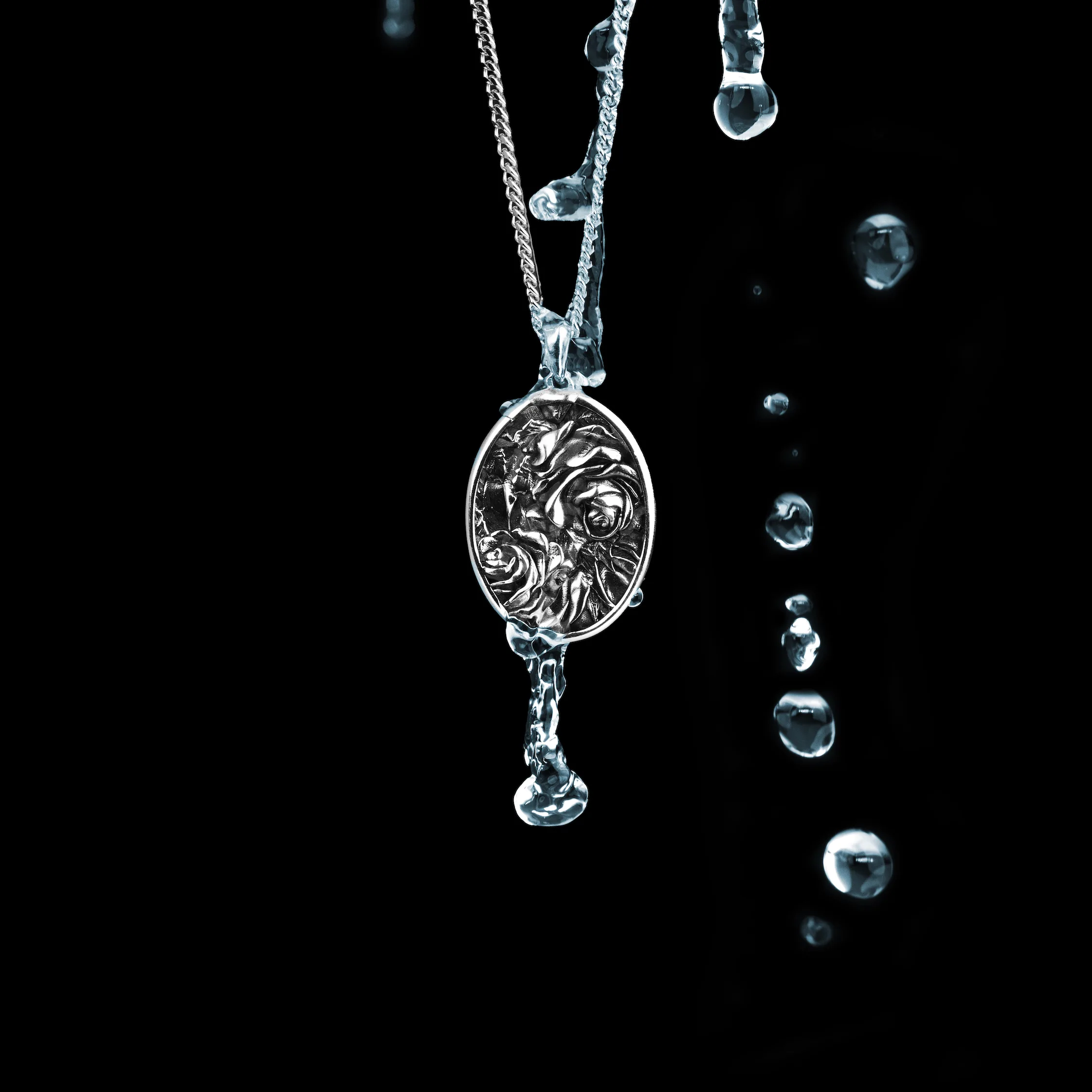 Rose Amulet - Sterling Silver - Image 6