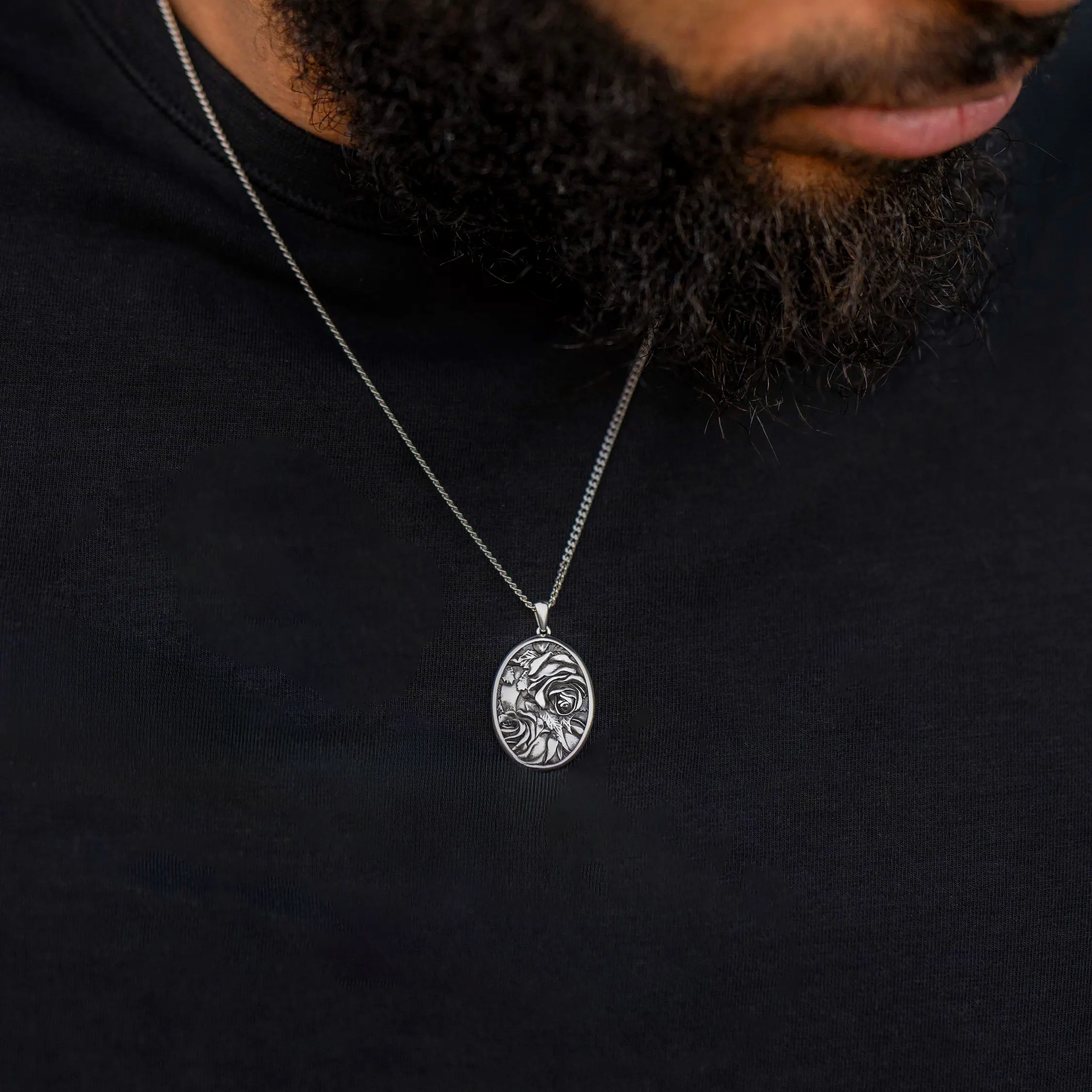 Rose Amulet - Sterling Silver - Image 9