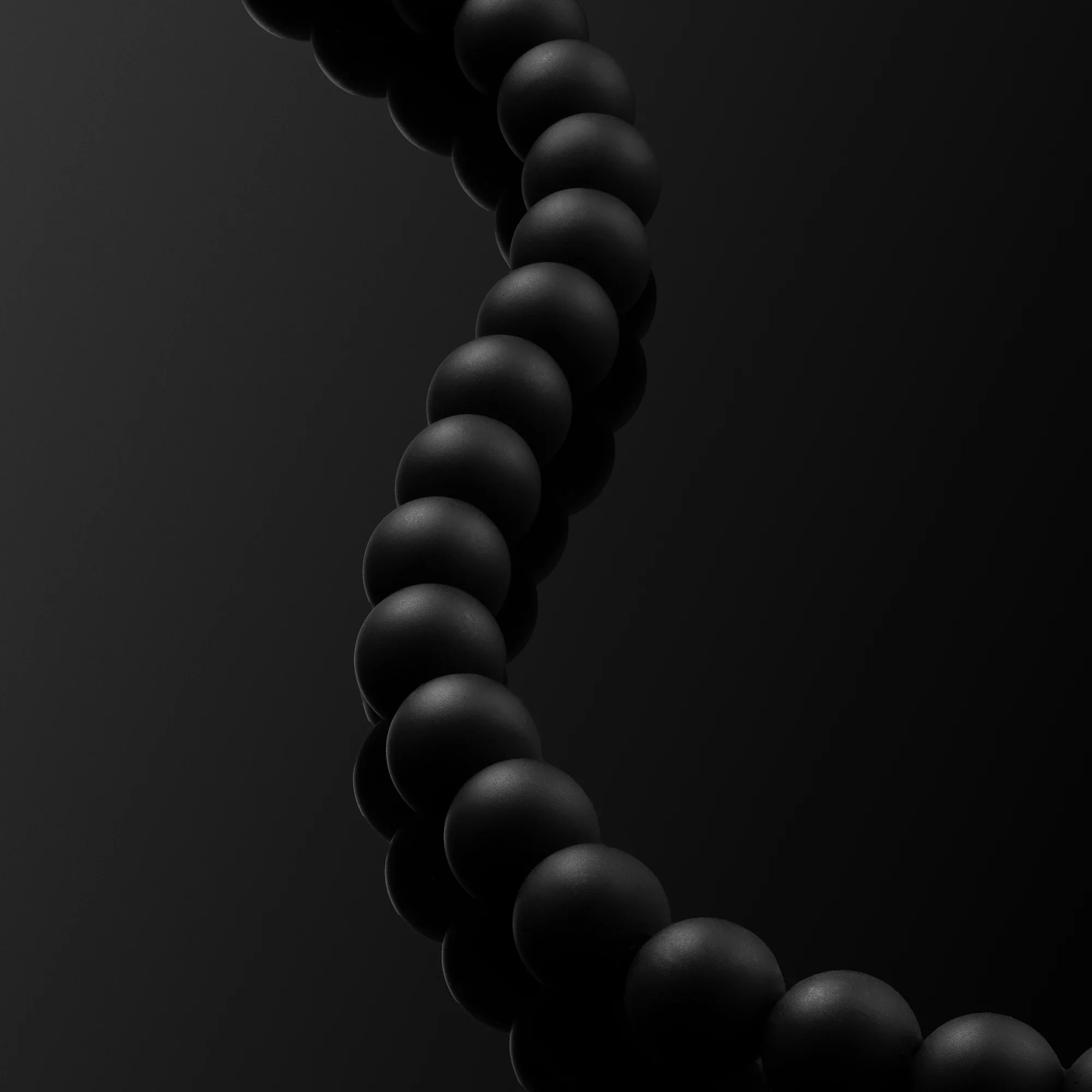 Spiritual Bead Bracelet, 8MM - Black Onyx - Image 5