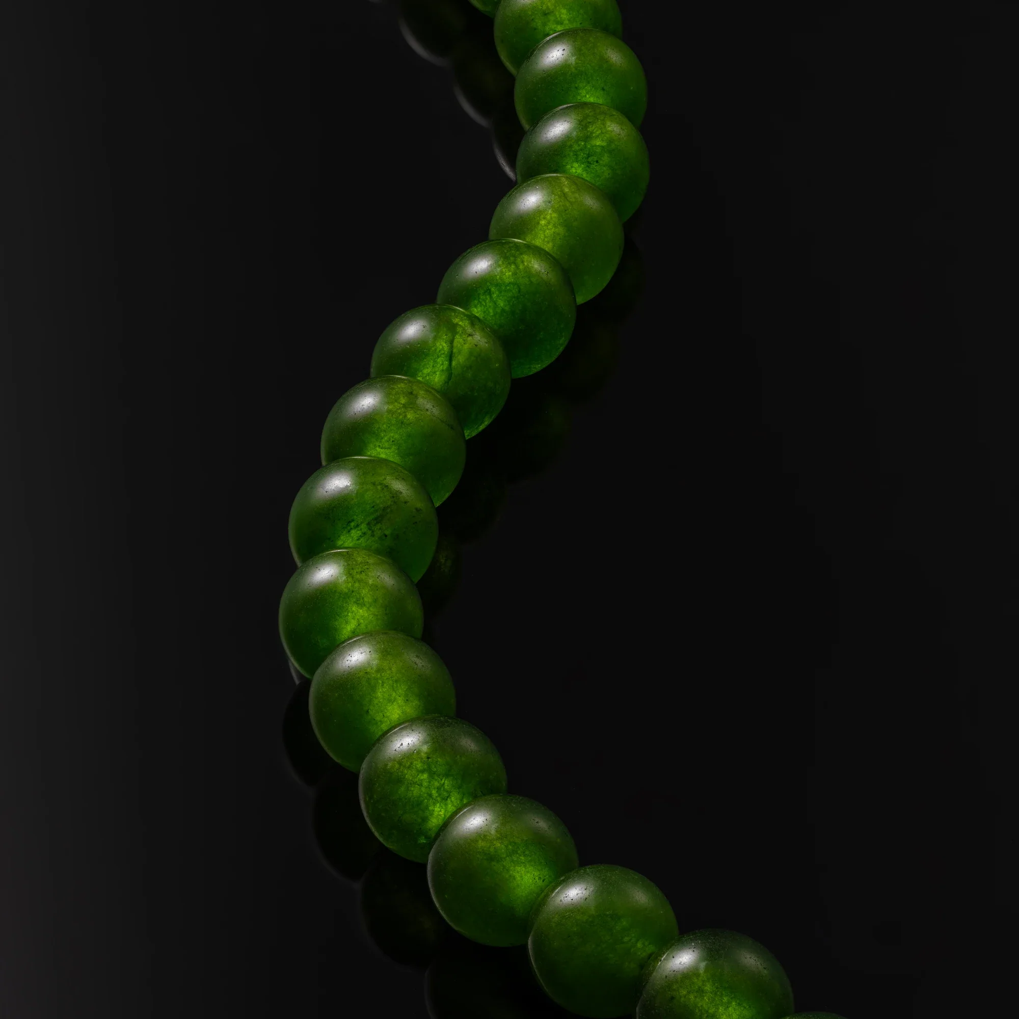 Spiritual Bead Bracelet, 8MM - Green Onyx - Image 11