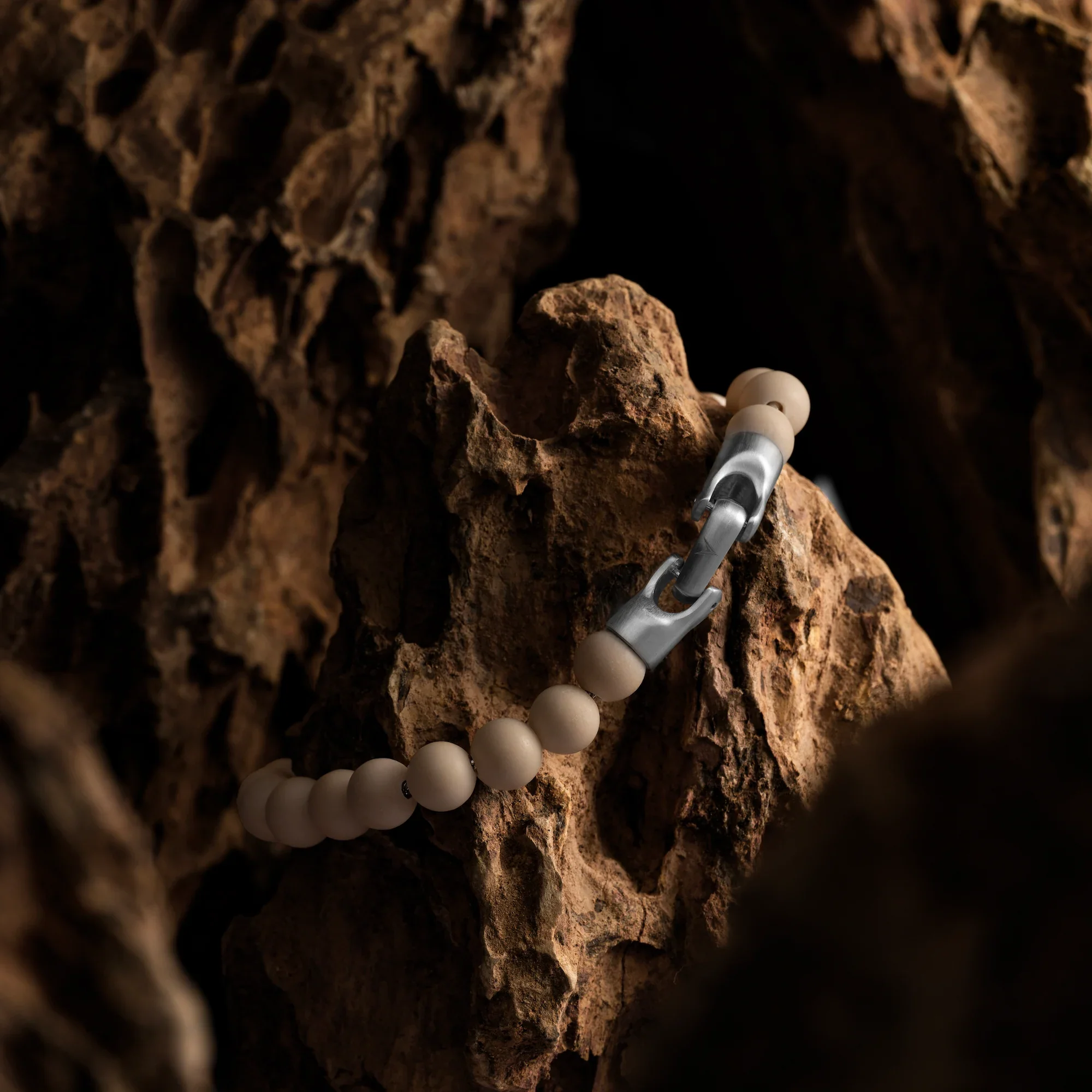 Spiritual Bead Bracelet, 8MM - Riverstone - Image 5