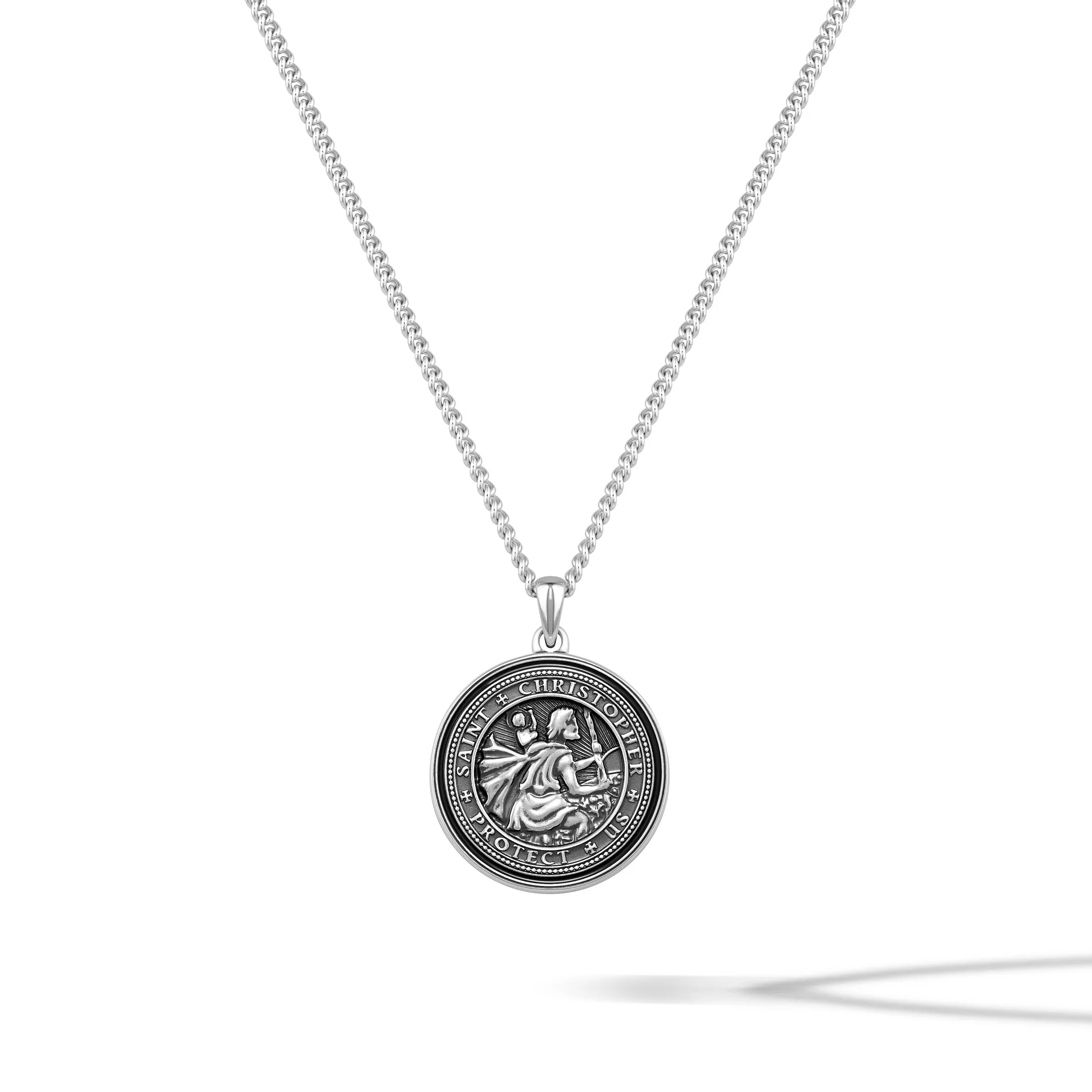 St. Christopher Pendant - Sterling Silver - Image 10