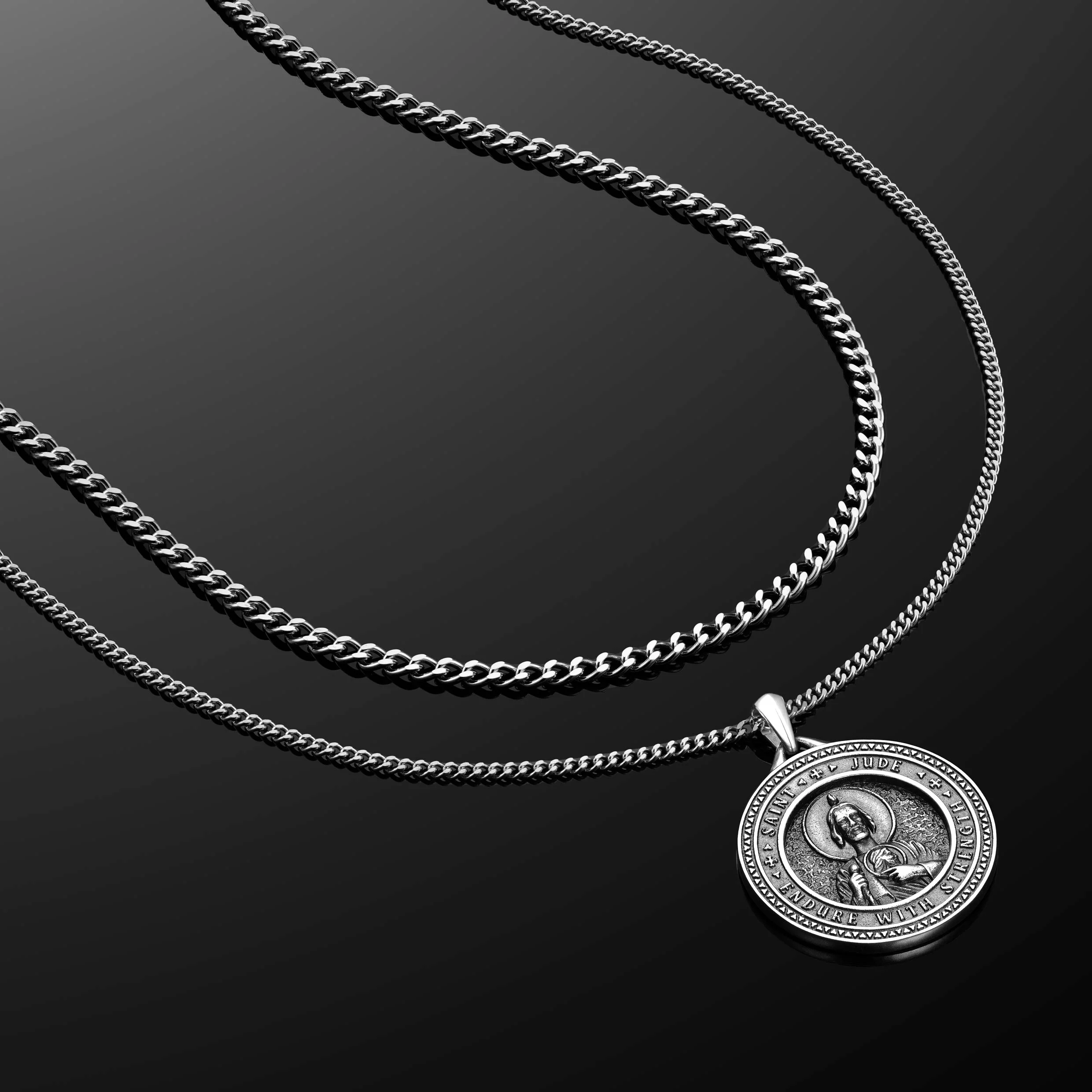 St. Jude Pendant - Sterling Silver - Image 10