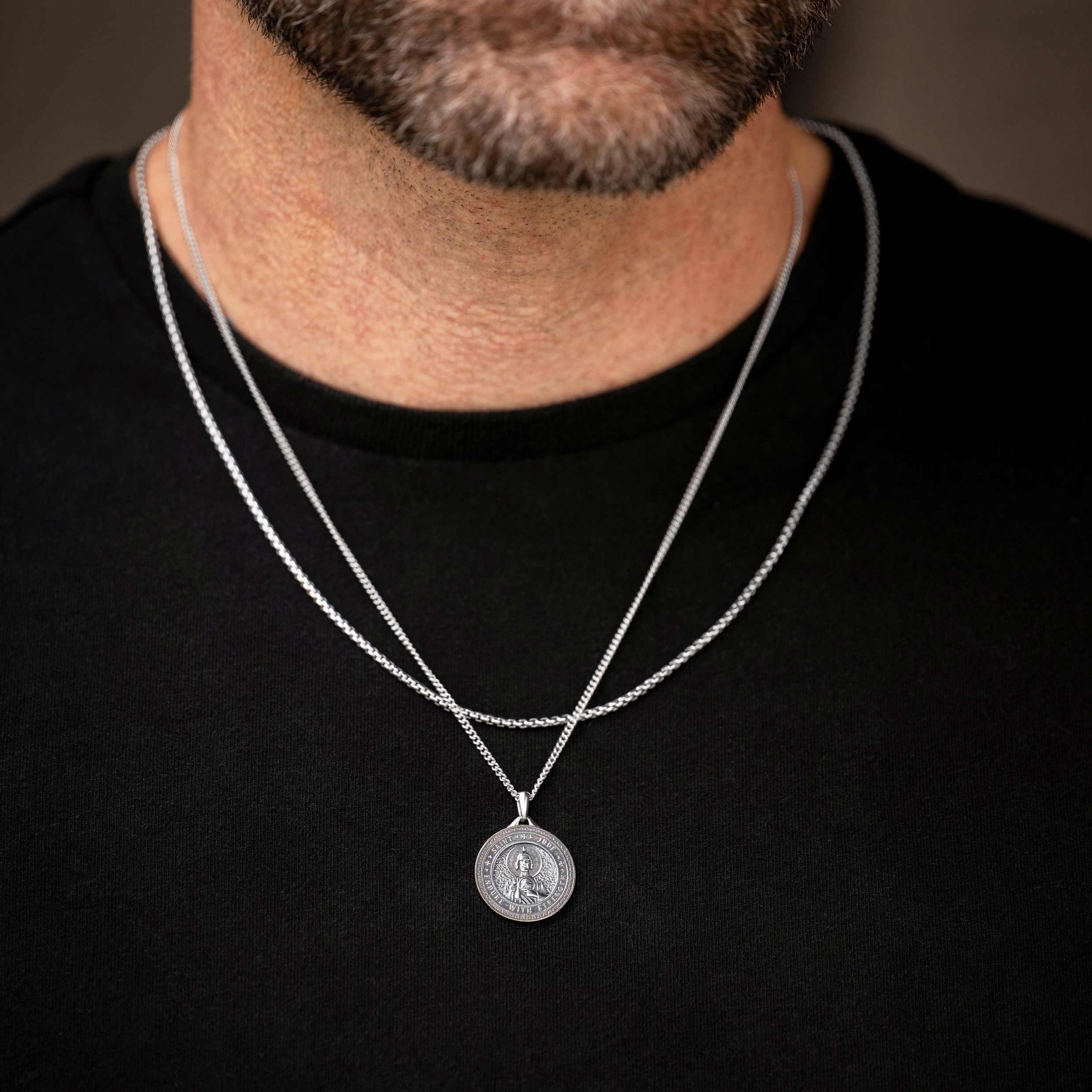 St. Jude Pendant - Sterling Silver - Image 11